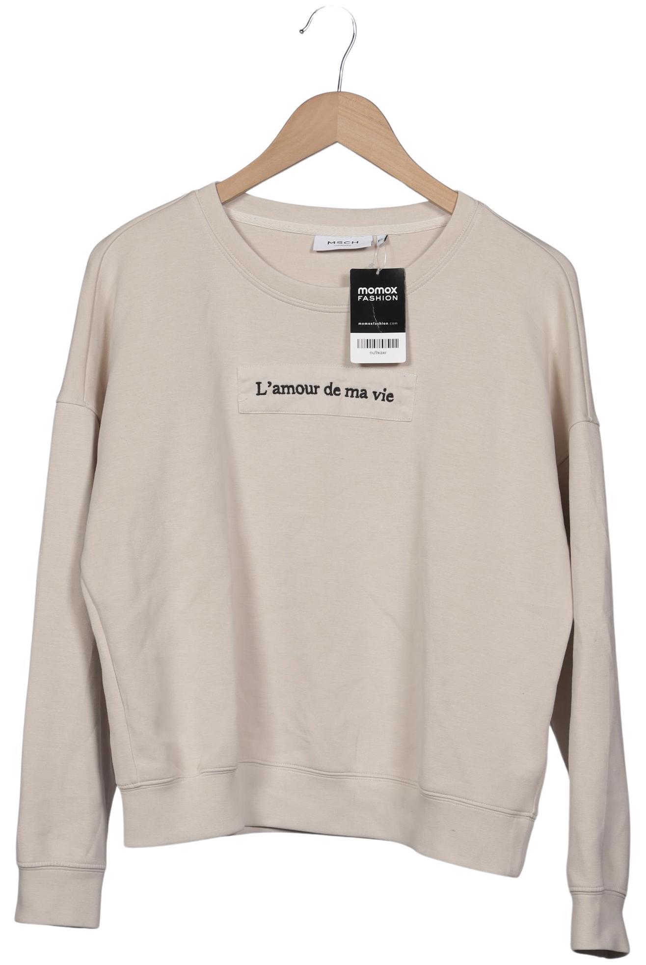 

Msch Copenhagen Damen Sweatshirt, beige, Gr. 38