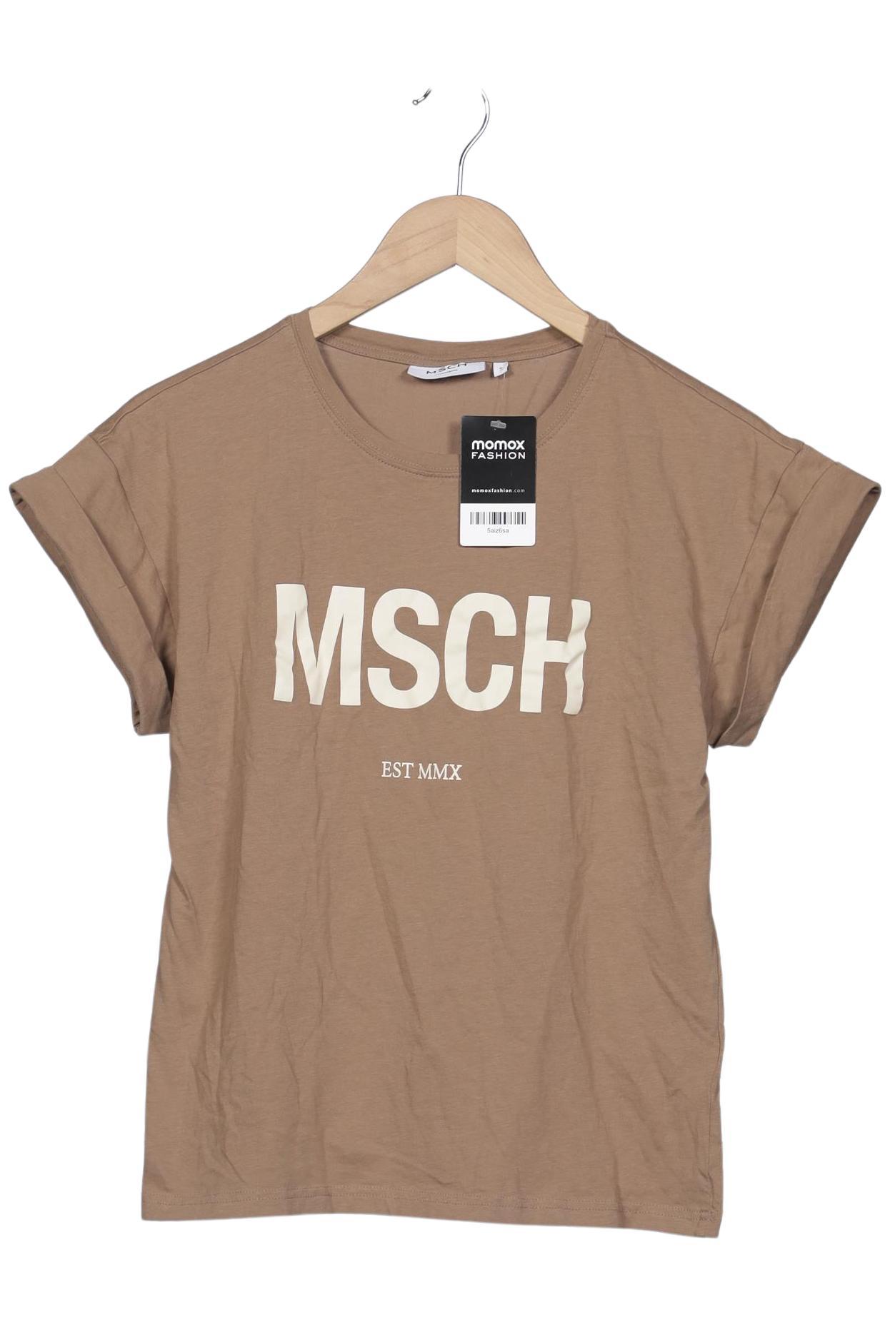 

Msch Copenhagen Damen T-Shirt, braun, Gr. 36