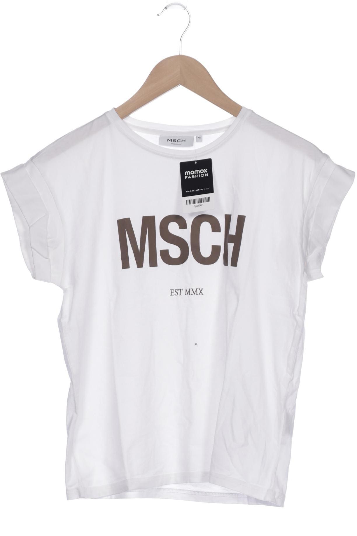 

Msch Copenhagen Damen T-Shirt, weiß, Gr. 34