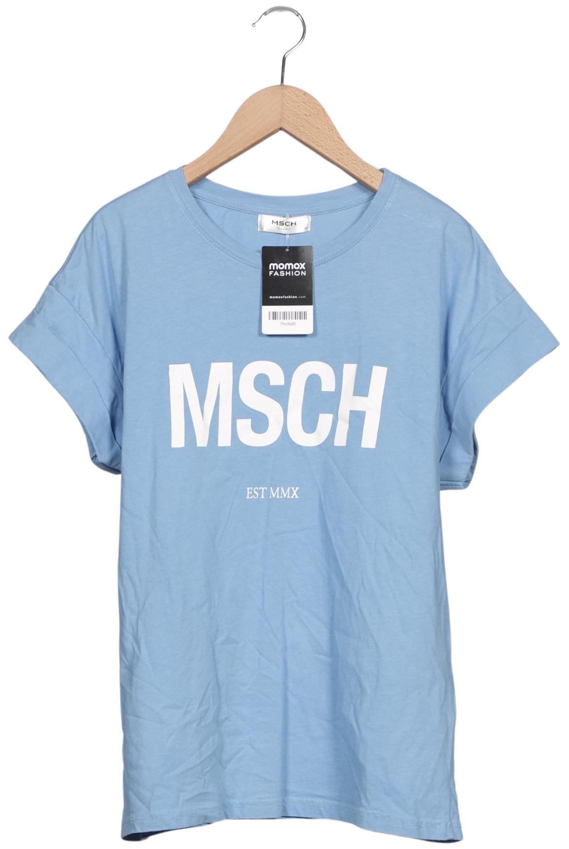 

Msch Copenhagen Damen T-Shirt, blau, Gr. 38