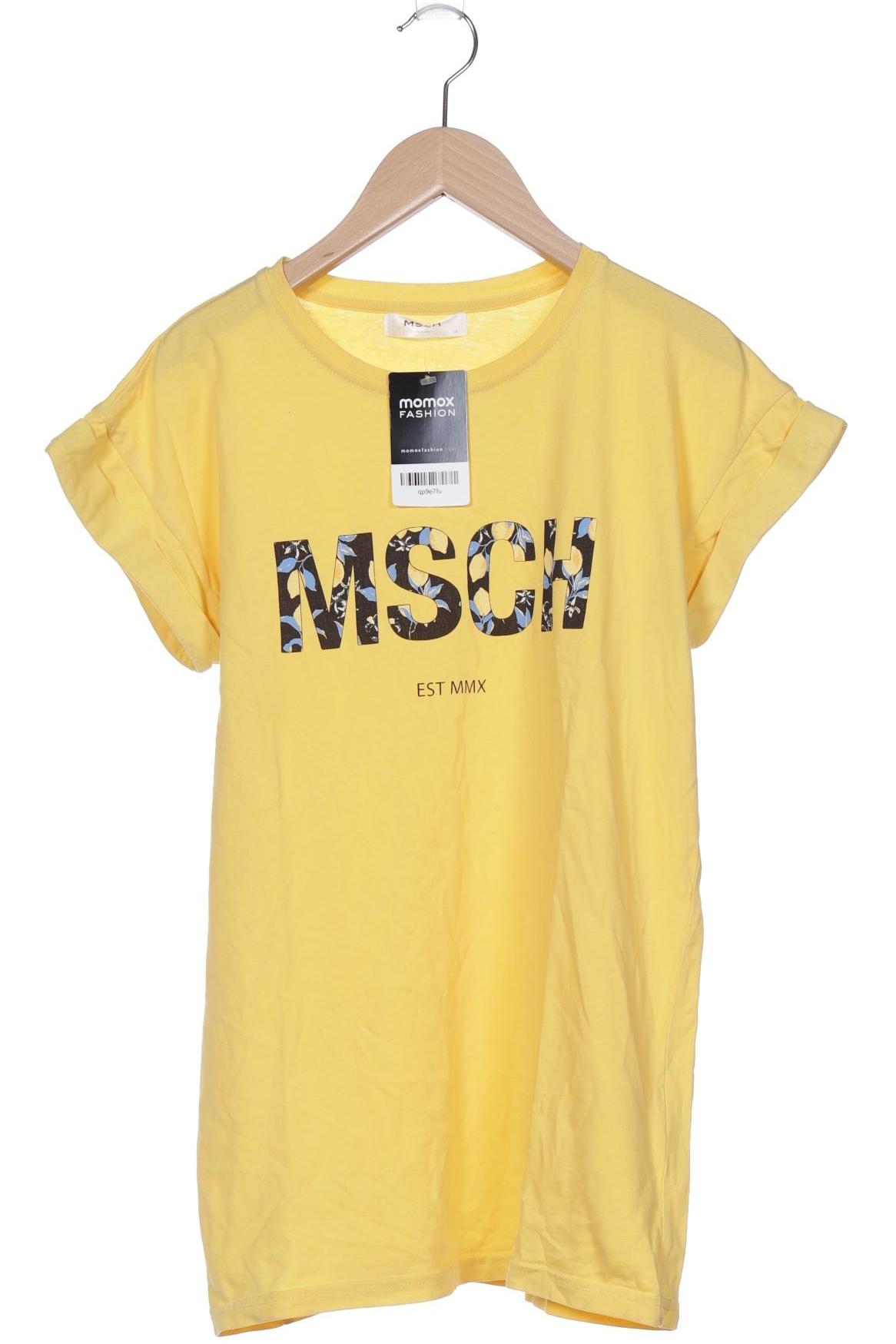 

Msch Copenhagen Damen T-Shirt, gelb, Gr. 34