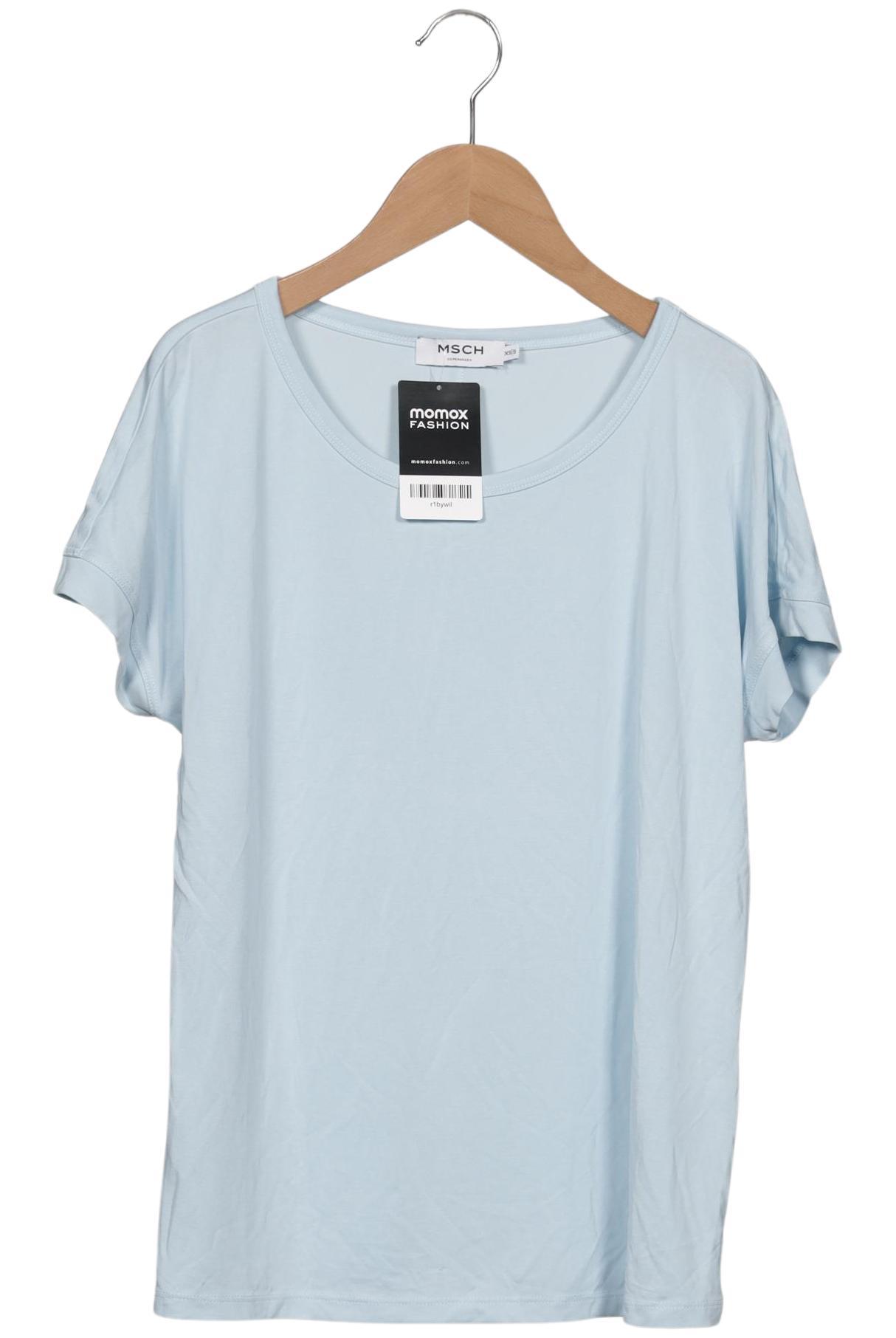 

Msch Copenhagen Damen T-Shirt, hellblau, Gr. 34