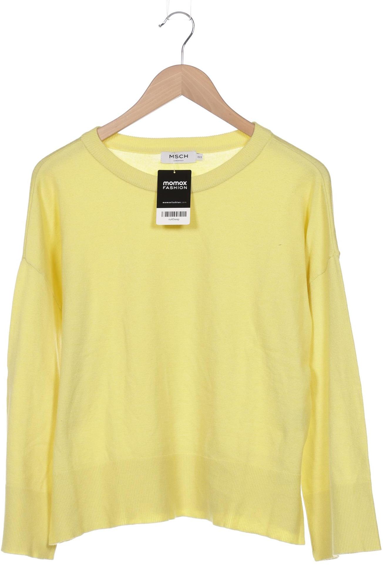 

Msch Copenhagen Damen Pullover, gelb, Gr. 34