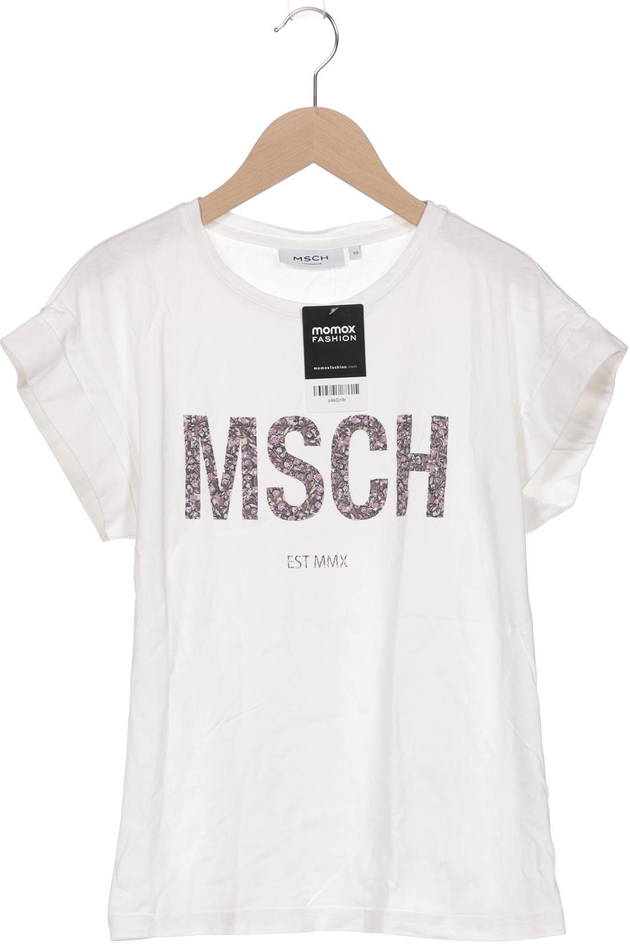 

Msch Copenhagen Damen T-Shirt, weiß, Gr. 34