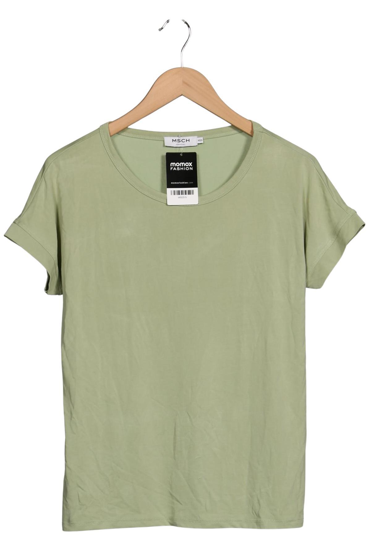 

Msch Copenhagen Damen T-Shirt, hellgrün, Gr. 34