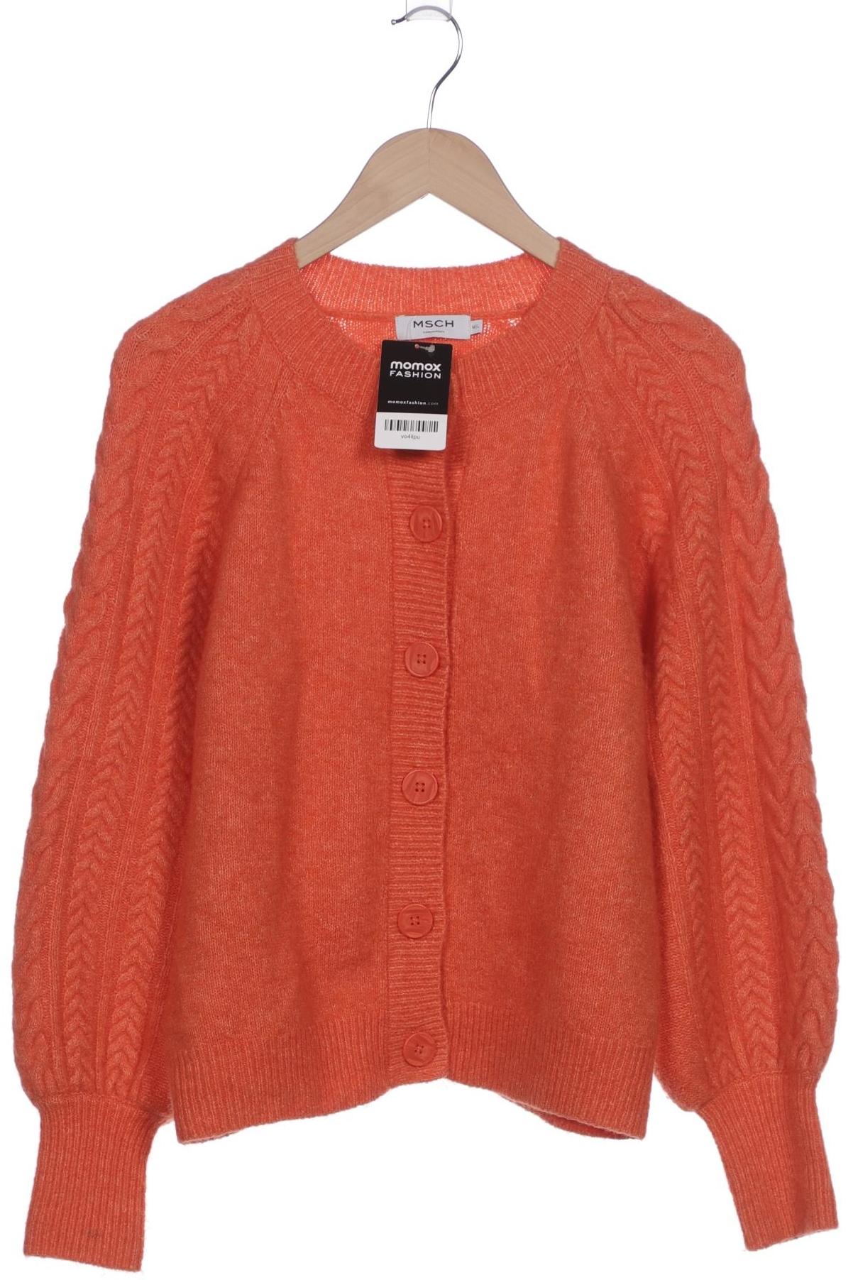 

Msch Copenhagen Damen Strickjacke, orange, Gr. 38