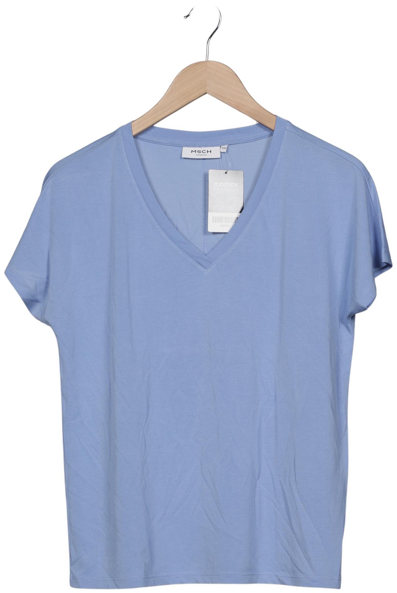

Msch Copenhagen Damen T-Shirt, hellblau, Gr. 36