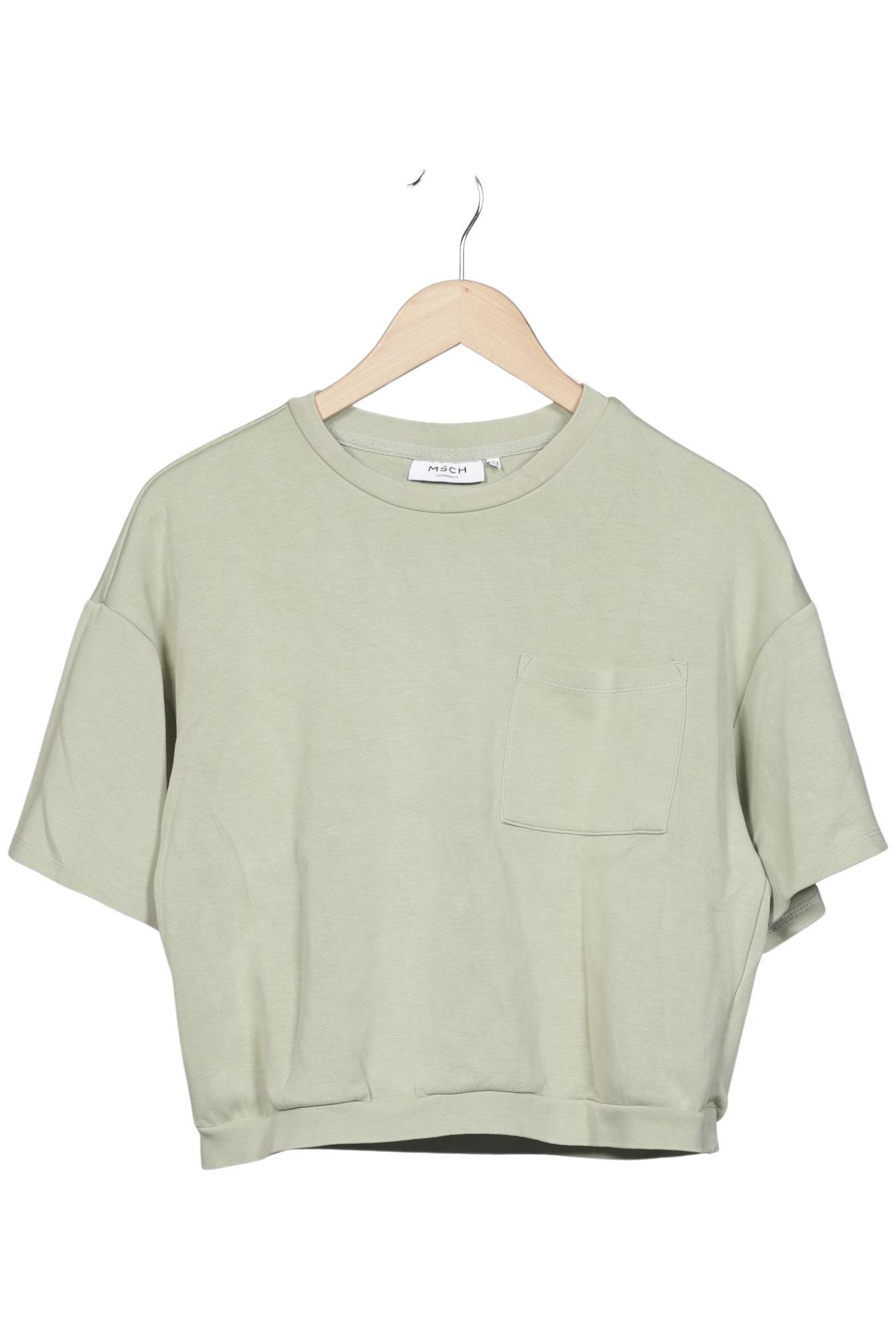 

Msch Copenhagen Damen T-Shirt, hellgrün, Gr. 36