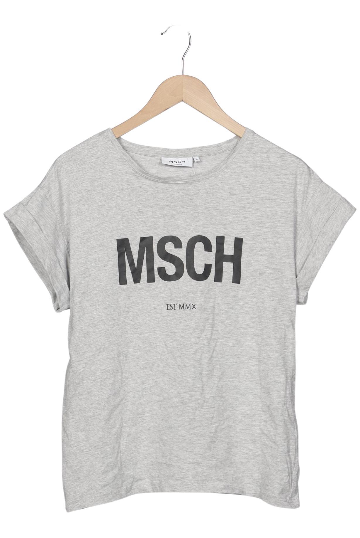 

Msch Copenhagen Damen T-Shirt, grau, Gr. 38