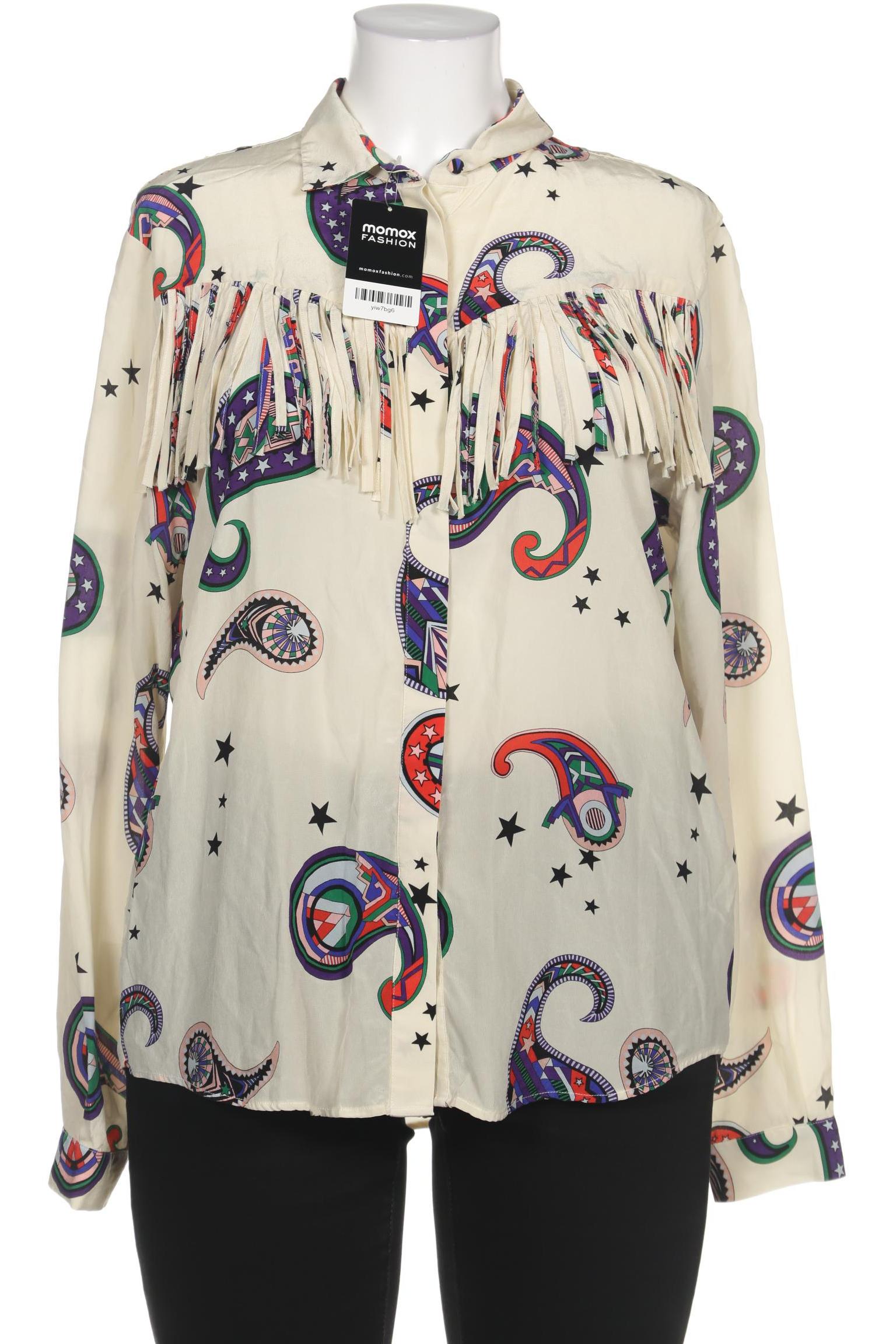 

Msgm Damen Bluse, cremeweiß, Gr. 48