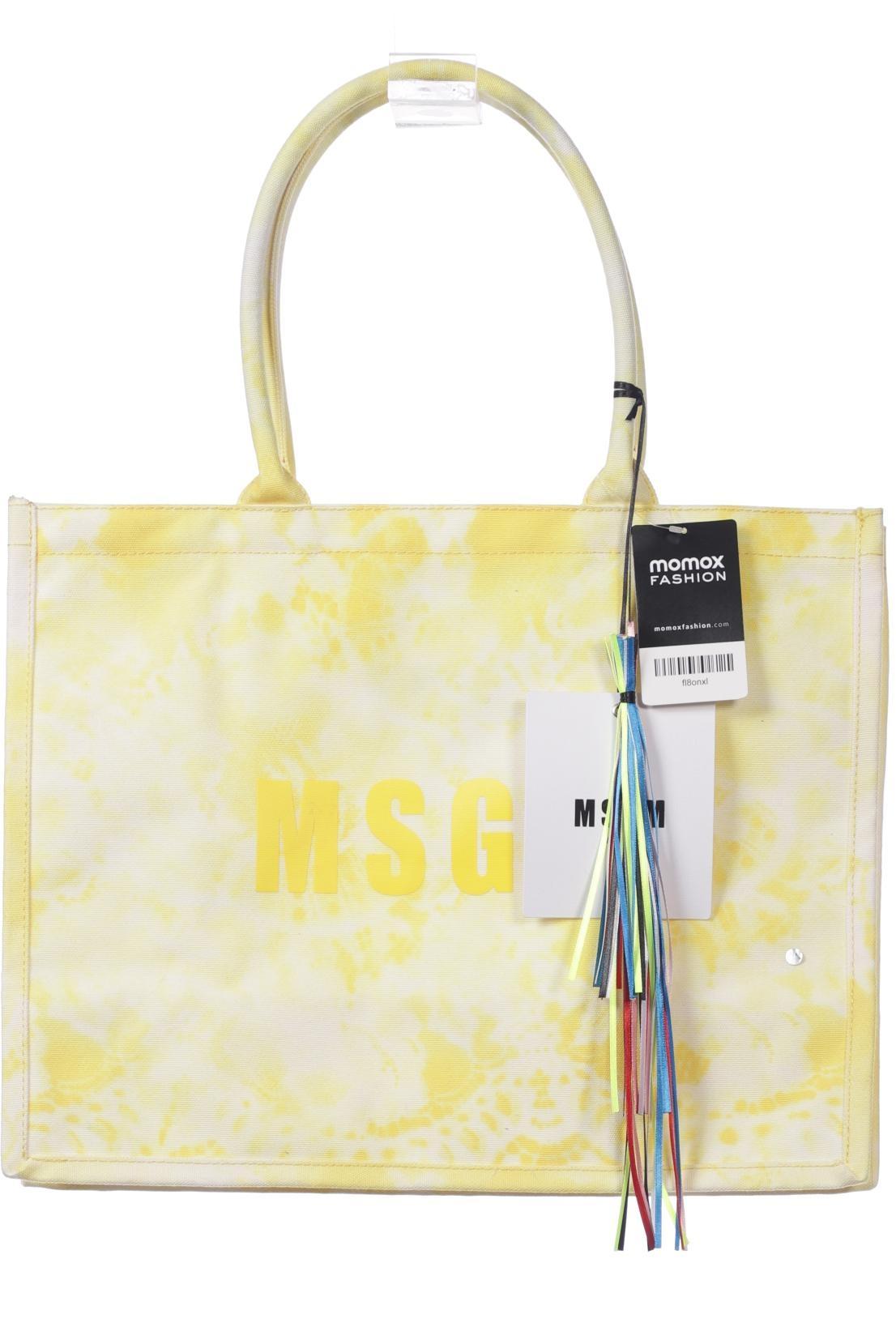 

Msgm Damen Handtasche, gelb, Gr.