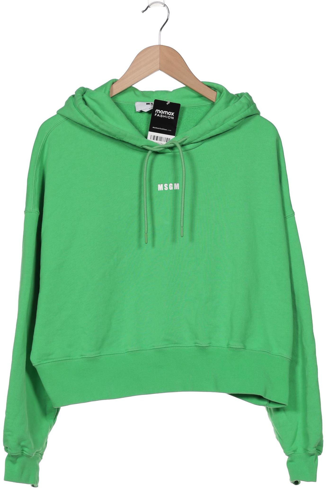 

Msgm Damen Kapuzenpullover, grün, Gr. 42