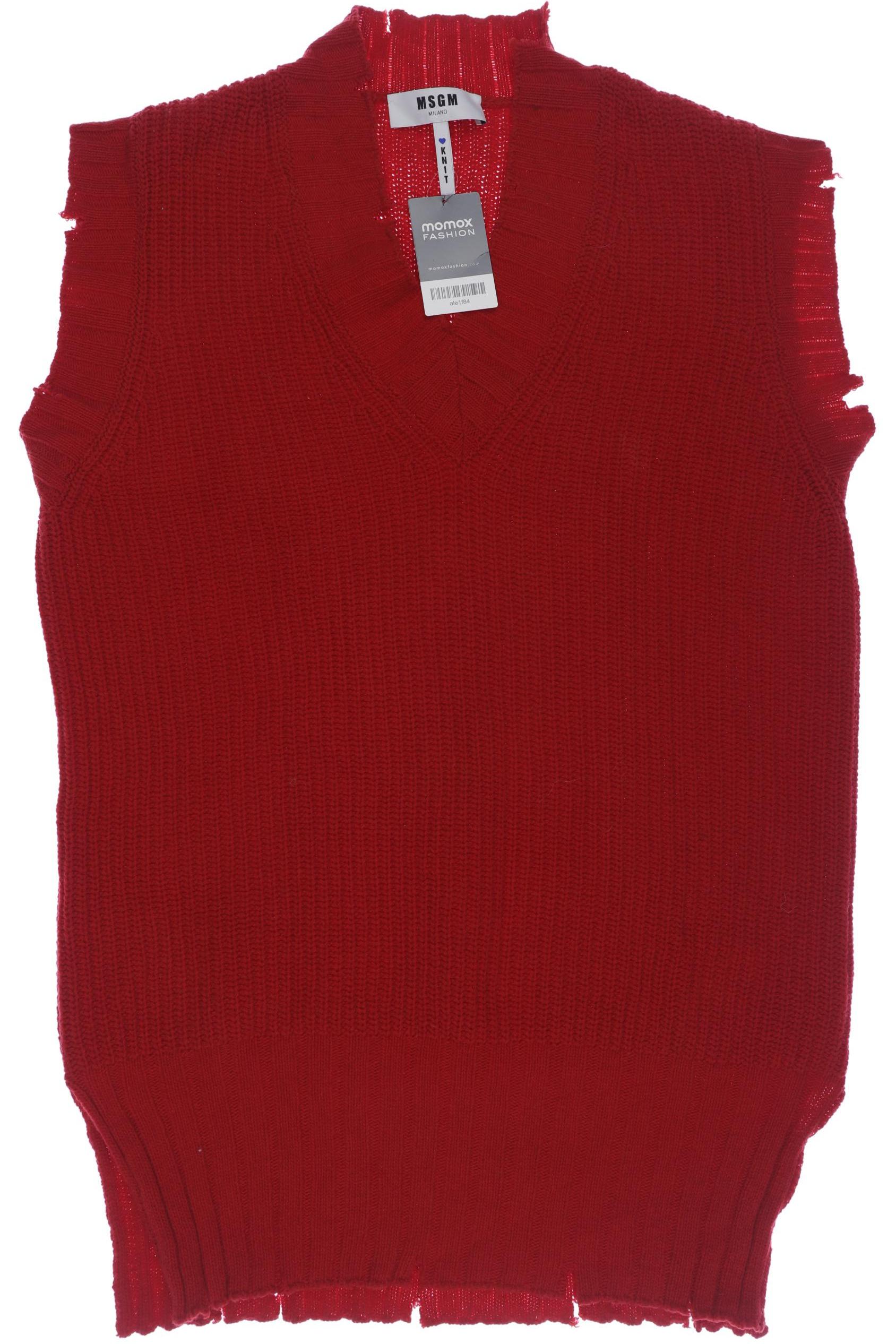 

Msgm Damen Pullover, rot, Gr. 36