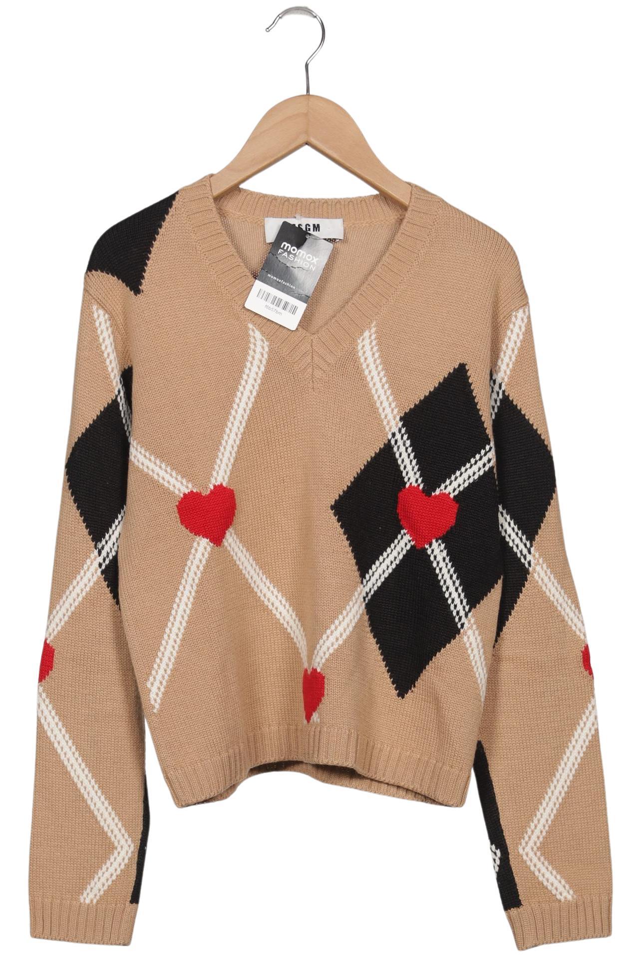 

Msgm Damen Pullover, beige, Gr. 36