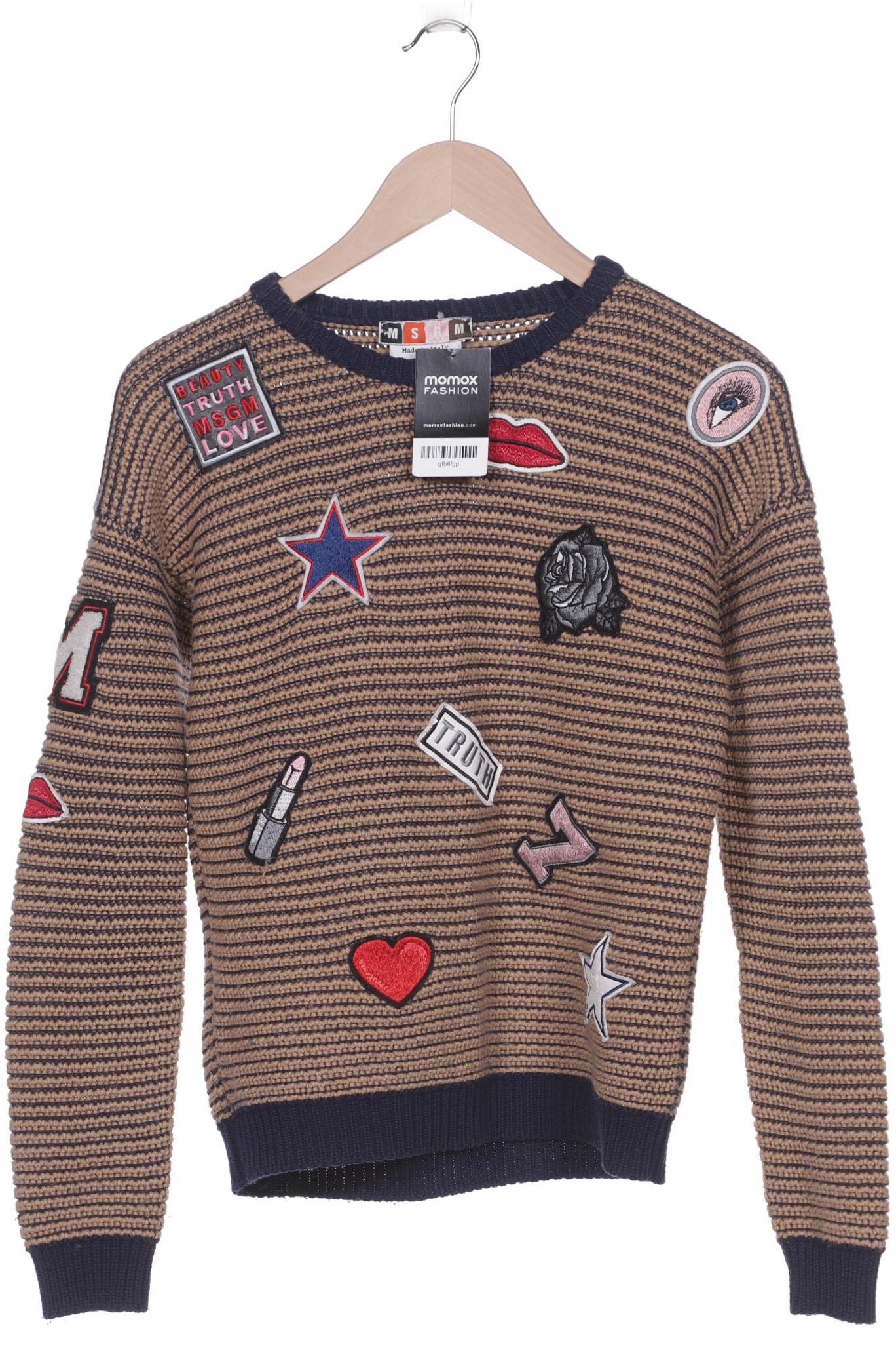 

Msgm Damen Pullover, beige, Gr. 36