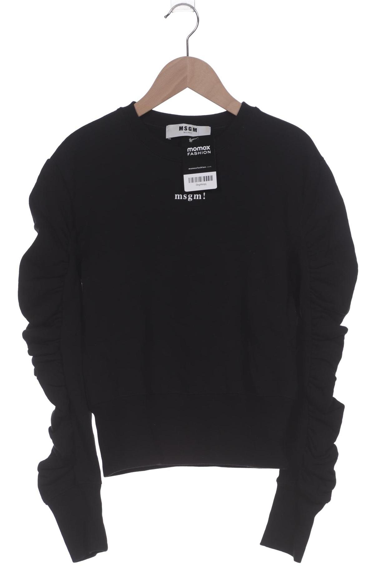 

Msgm Damen Sweatshirt, schwarz, Gr. 34