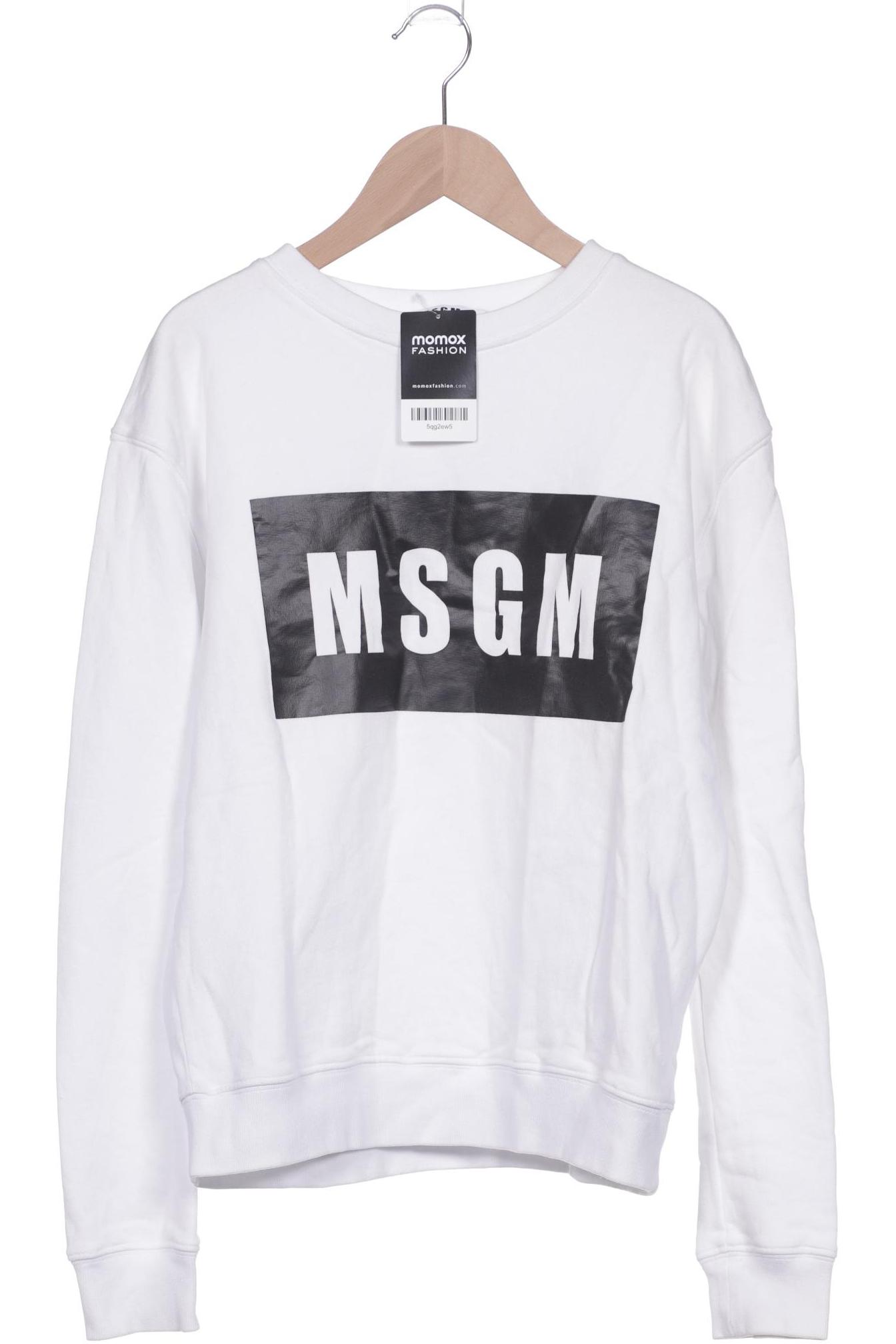 

Msgm Damen Sweatshirt, weiß, Gr. 38