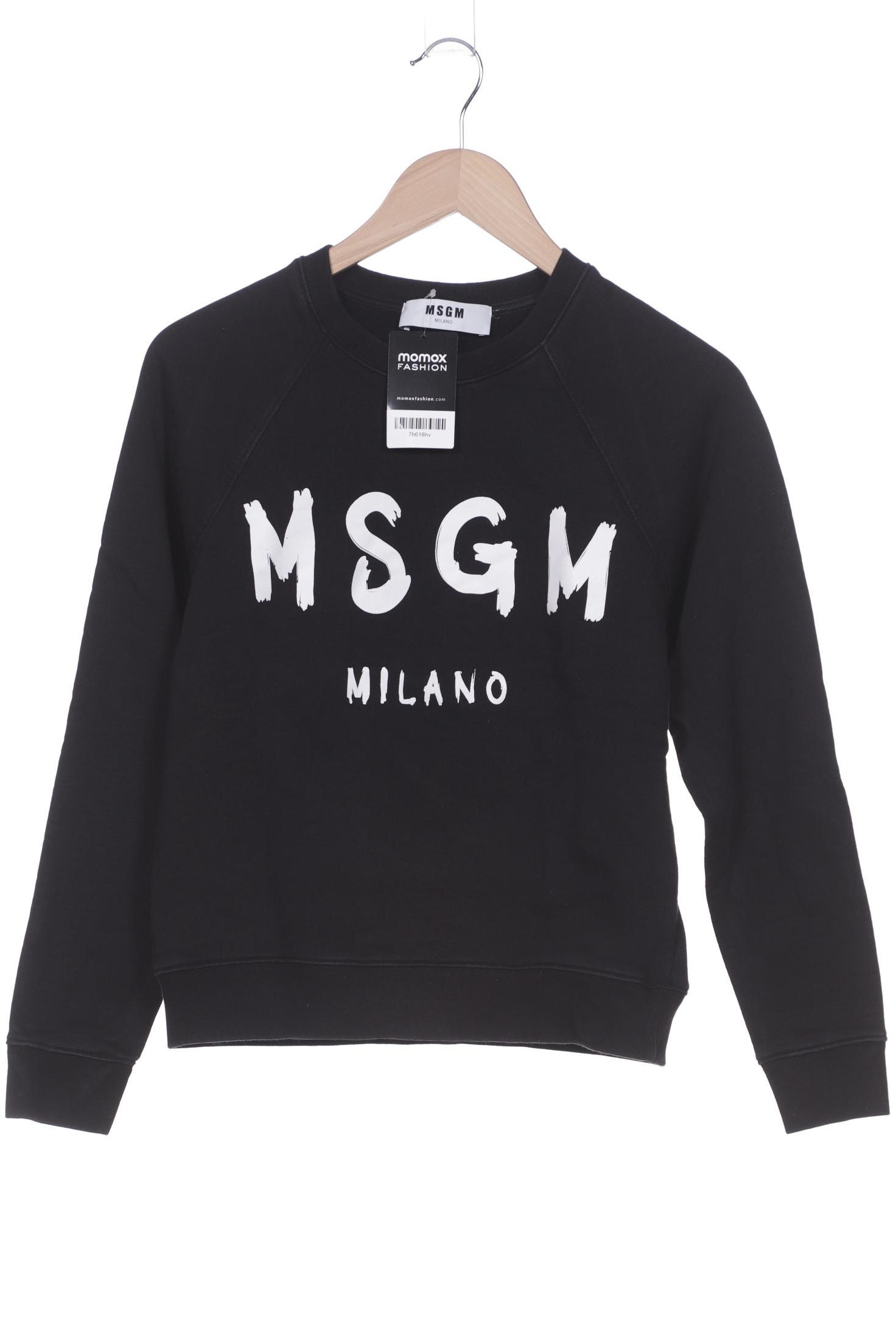

Msgm Damen Sweatshirt, schwarz, Gr. 38