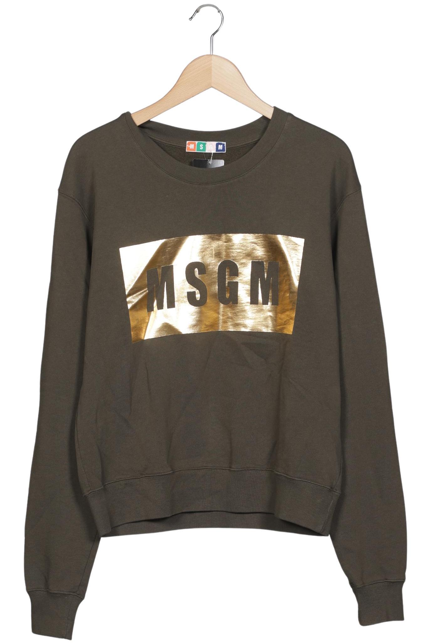 

Msgm Damen Sweatshirt, grün, Gr. 38
