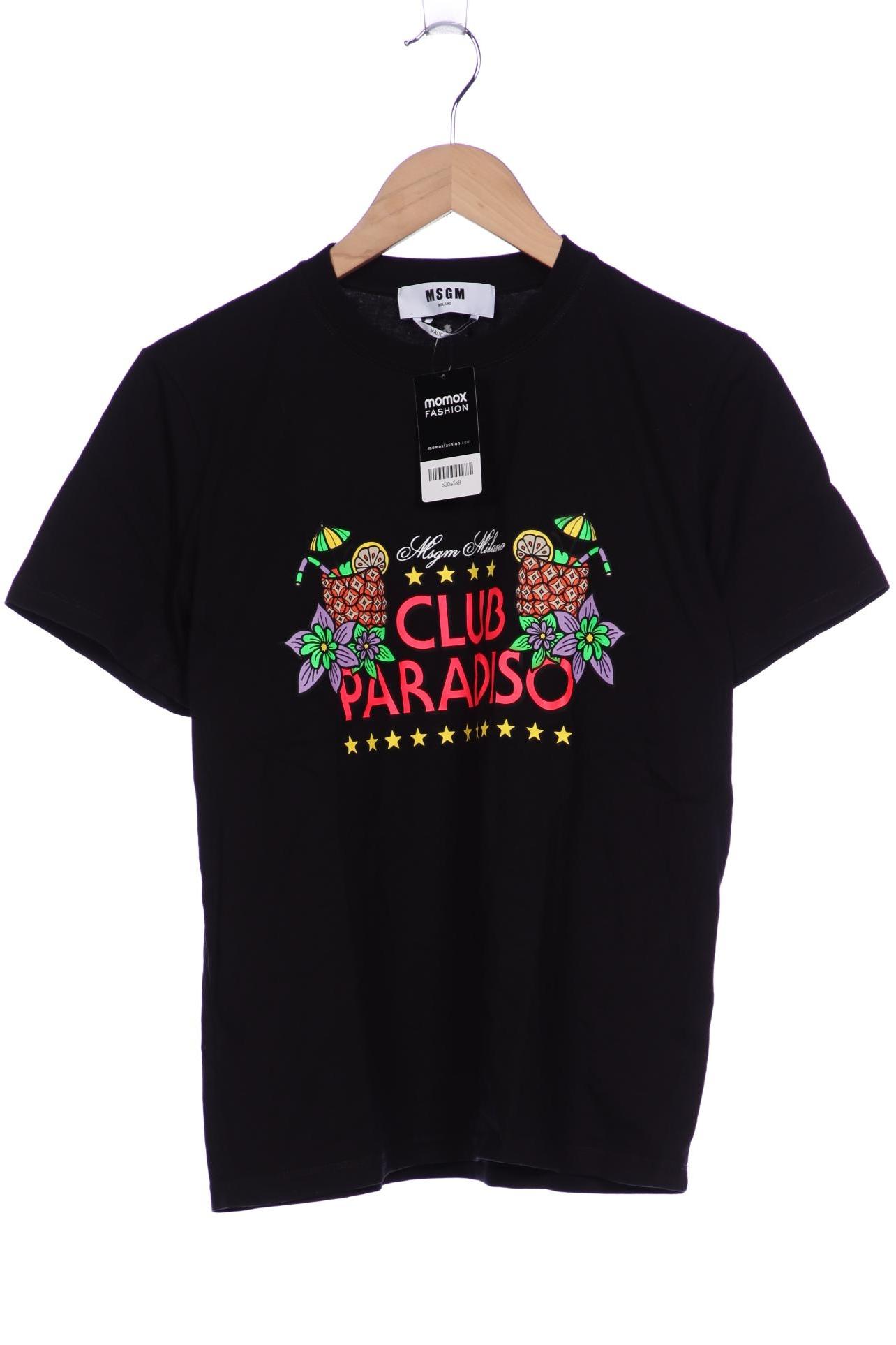 

Msgm Damen T-Shirt, schwarz, Gr. 38