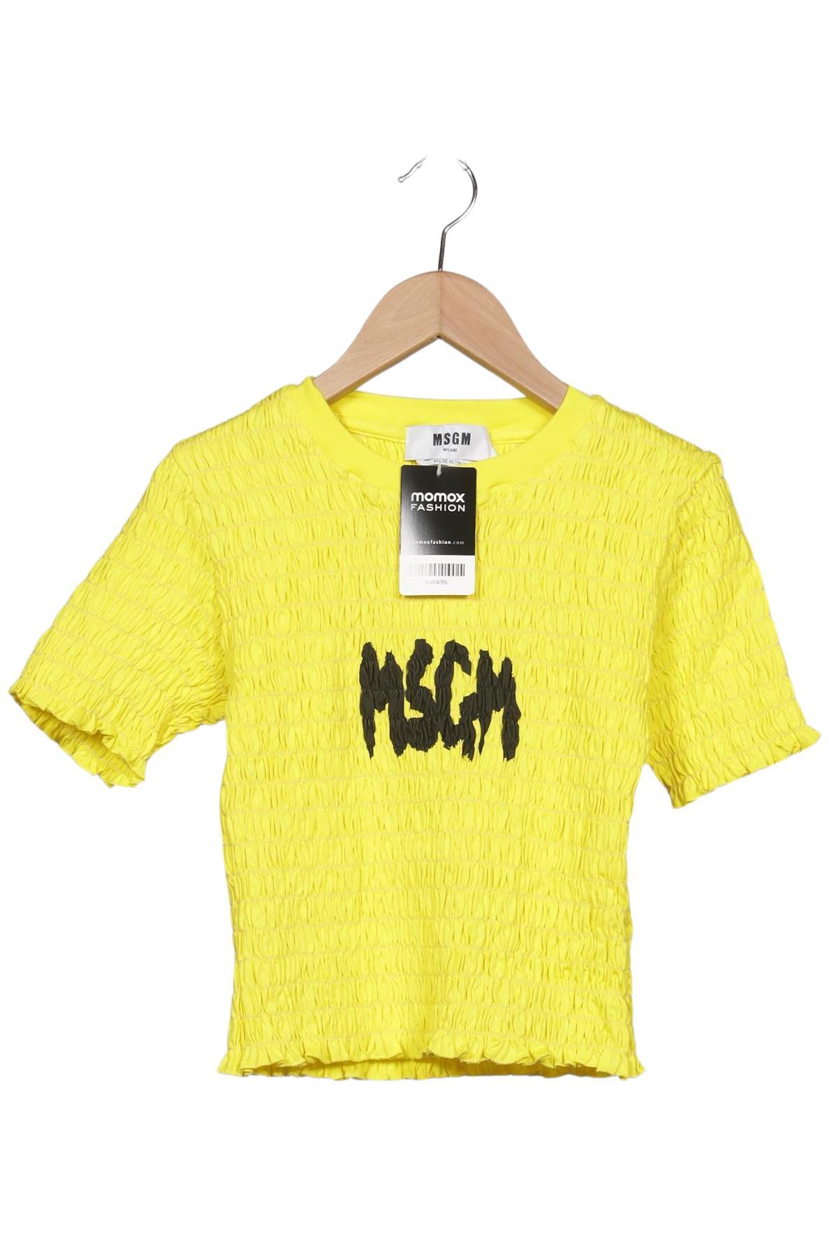 

Msgm Damen T-Shirt, neon, Gr. 38