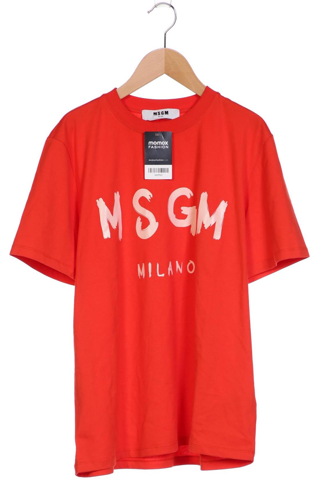 

Msgm Damen T-Shirt, rot, Gr. 42