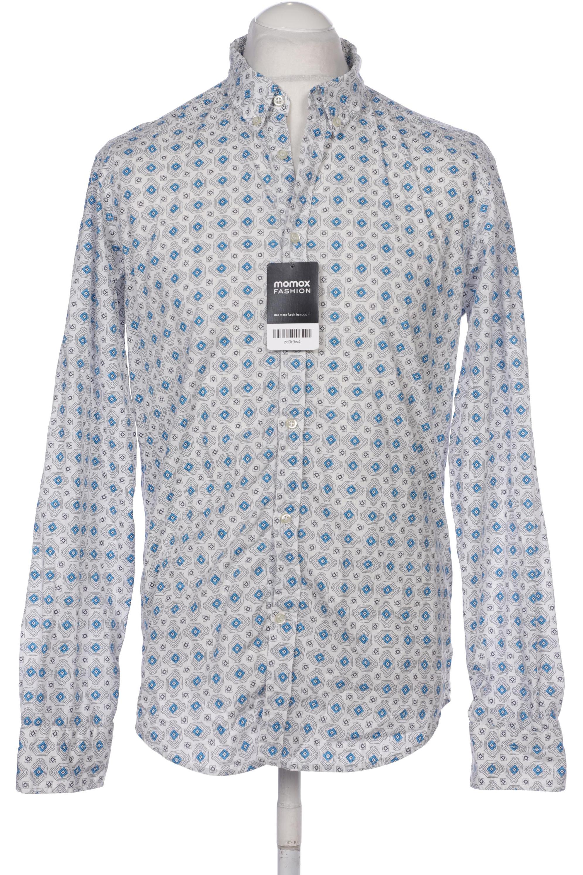 

Msgm Herren Hemd, blau, Gr. 52