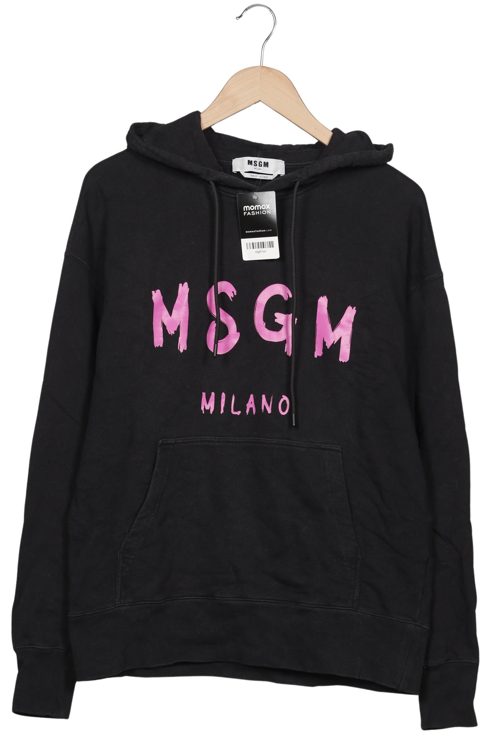 

Msgm Herren Kapuzenpullover, schwarz, Gr. 48