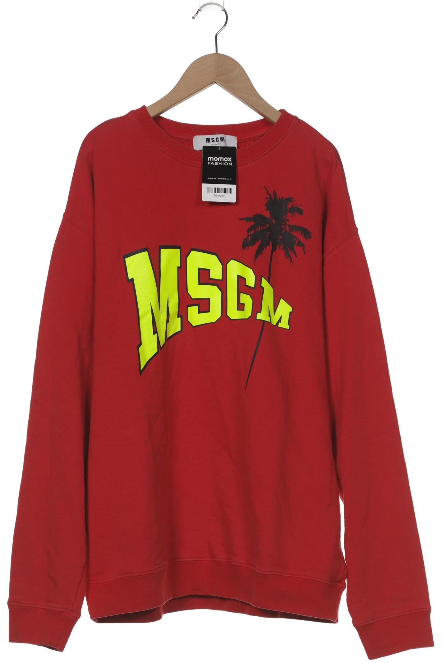 

Msgm Herren Sweatshirt, rot, Gr. 54