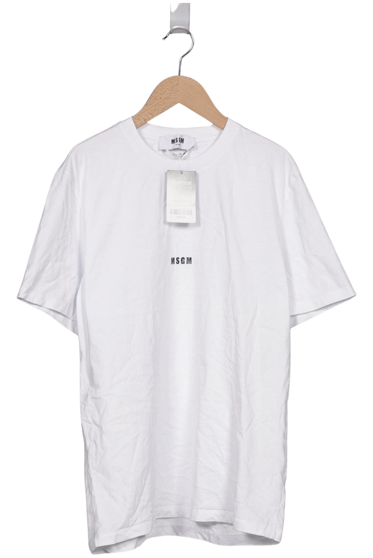 

Msgm Herren T-Shirt, weiß, Gr. 46