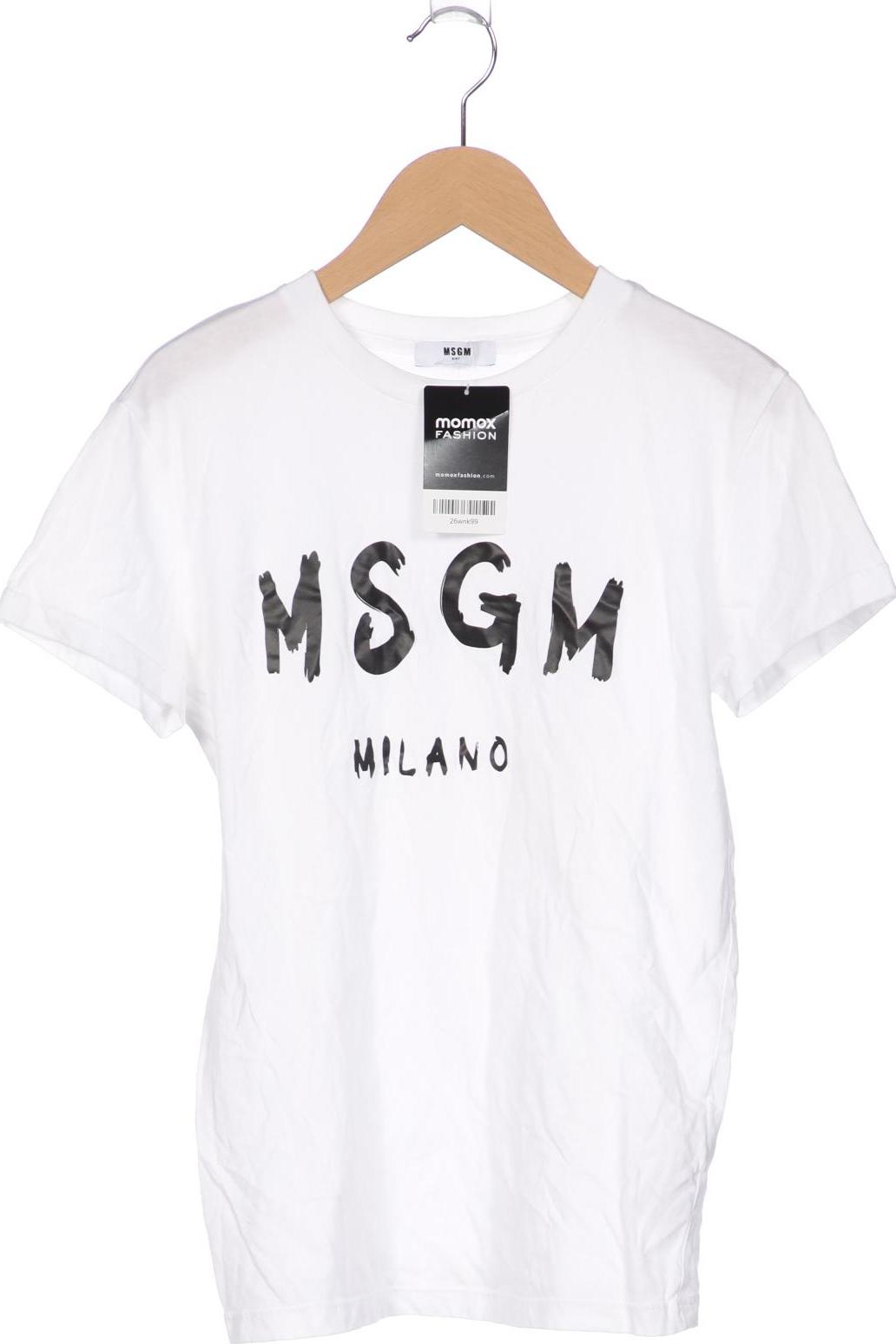 

Msgm Herren T-Shirt, weiß, Gr. 152