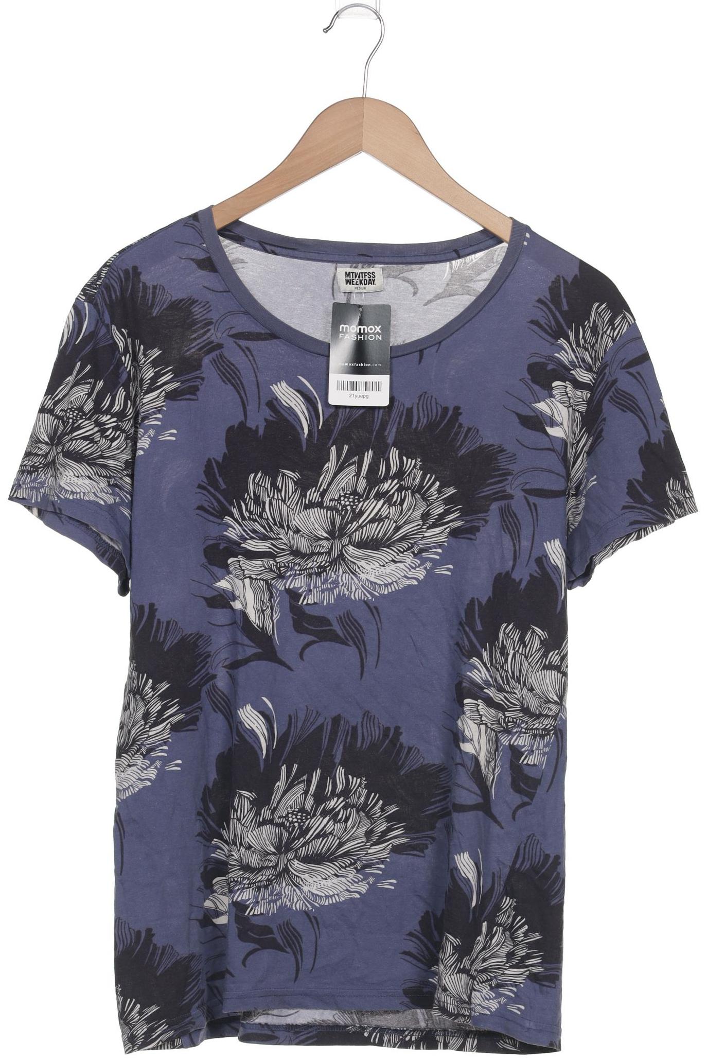 

Mtwtfss by Weekday Damen T-Shirt, marineblau, Gr. 38