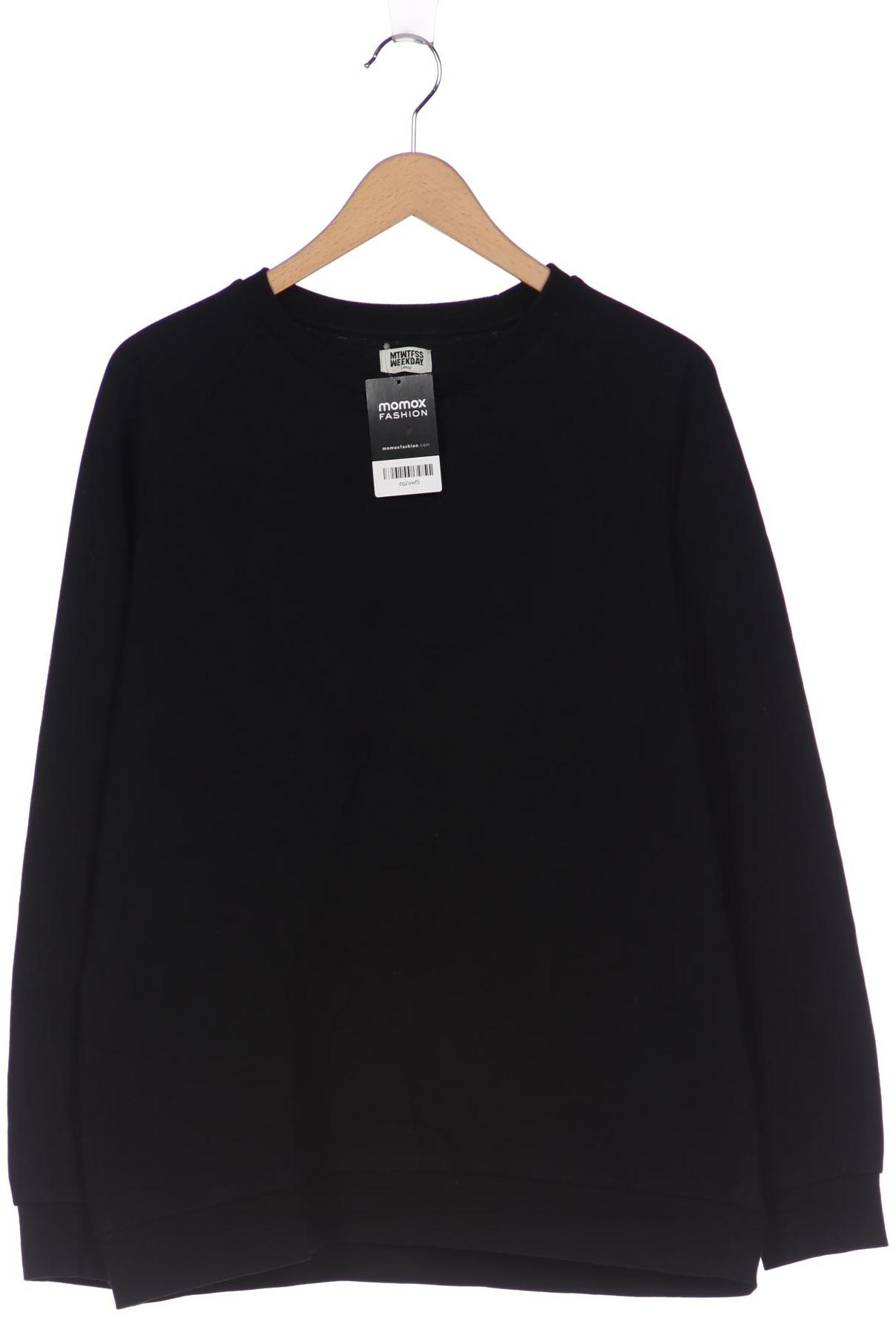 

MTWTFSS by Weekday Herren Sweatshirt, schwarz