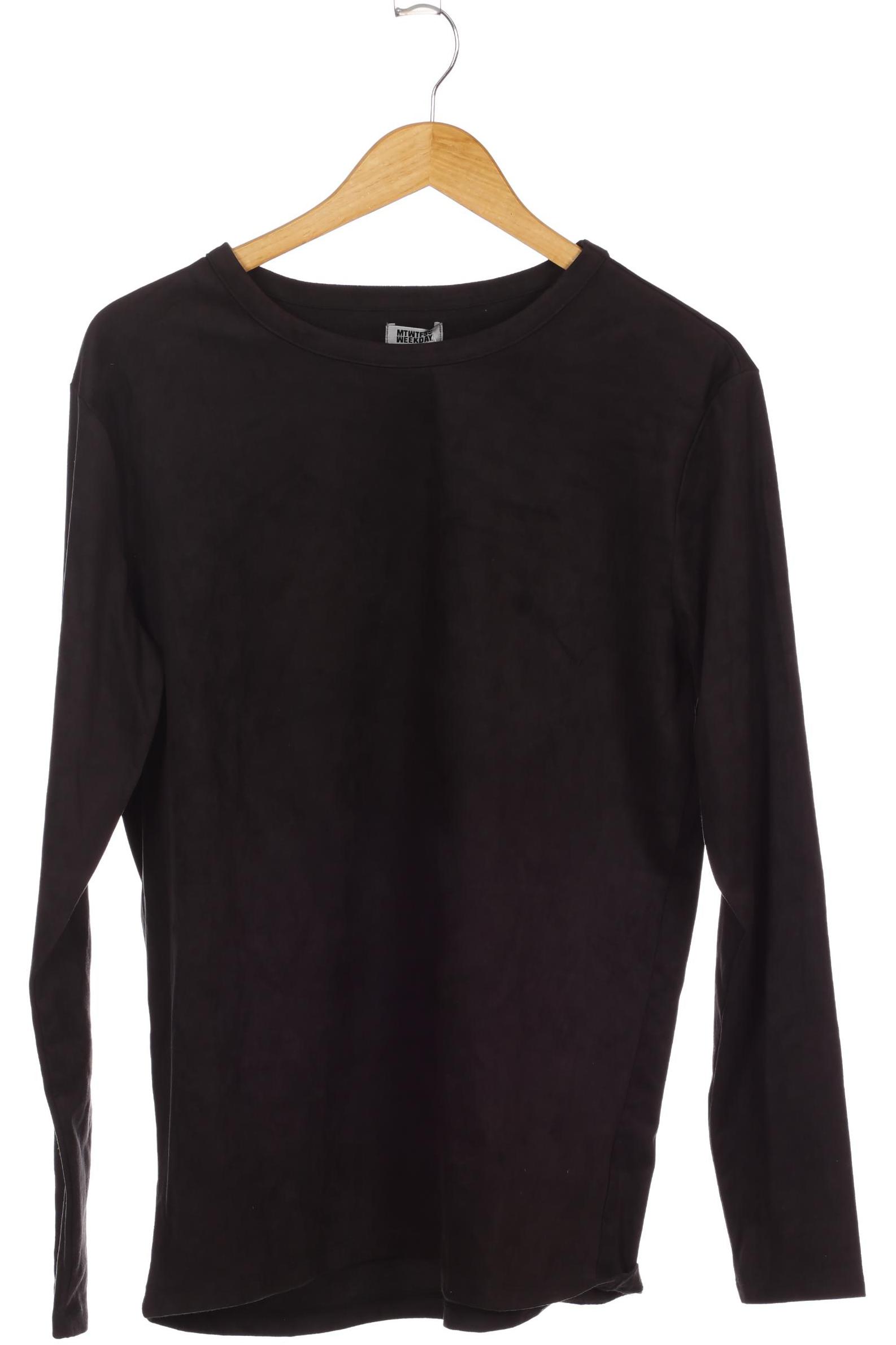 

Mtwtfss by Weekday Damen Langarmshirt, grau, Gr. 38