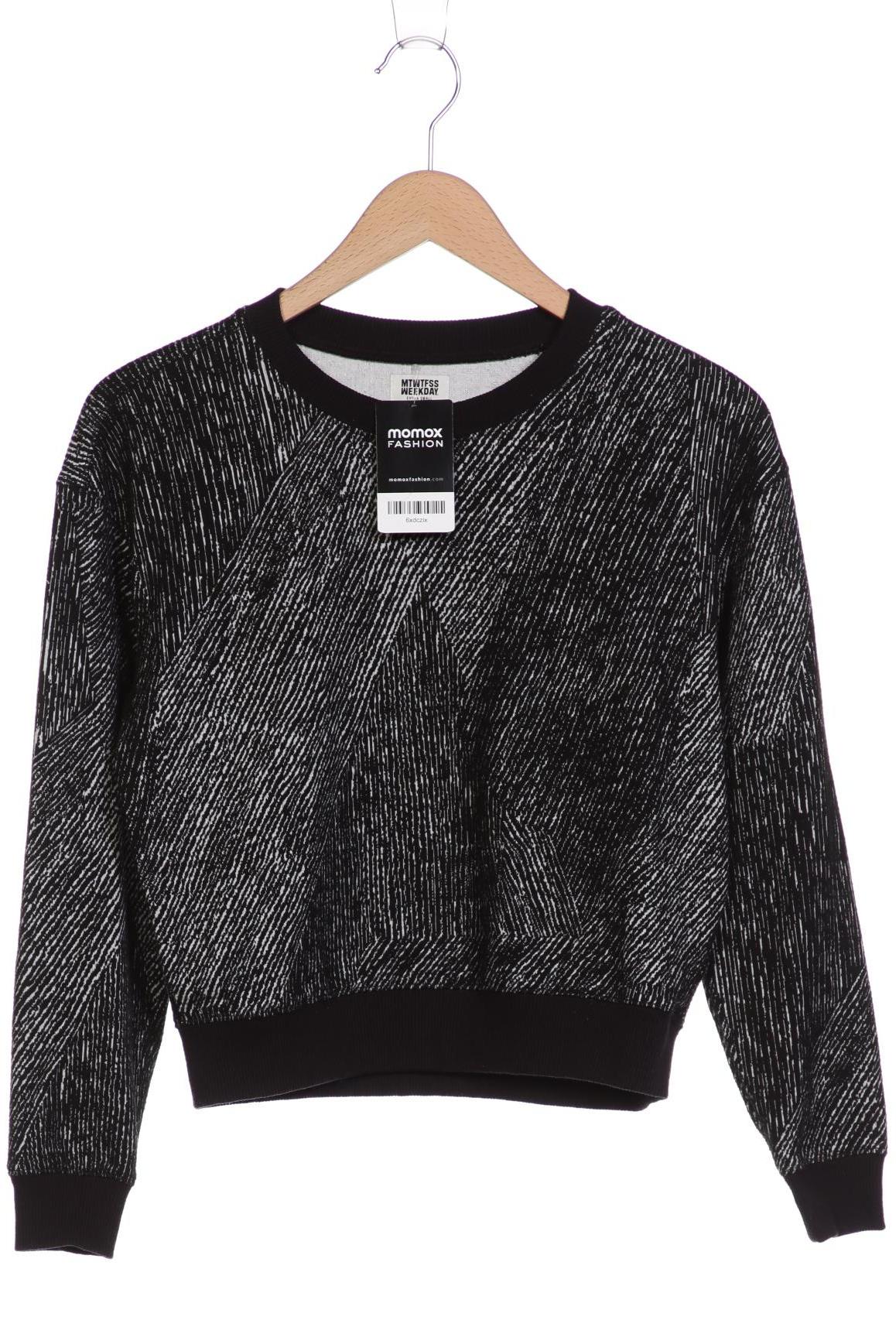 

Mtwtfss by Weekday Damen Pullover, schwarz, Gr. 34