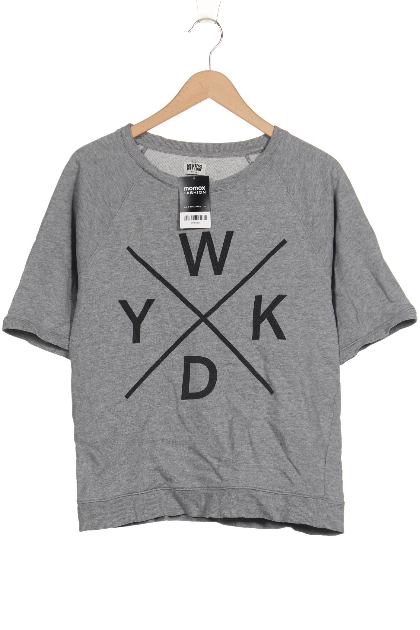 

Mtwtfss by Weekday Damen Sweatshirt, grau, Gr. 38