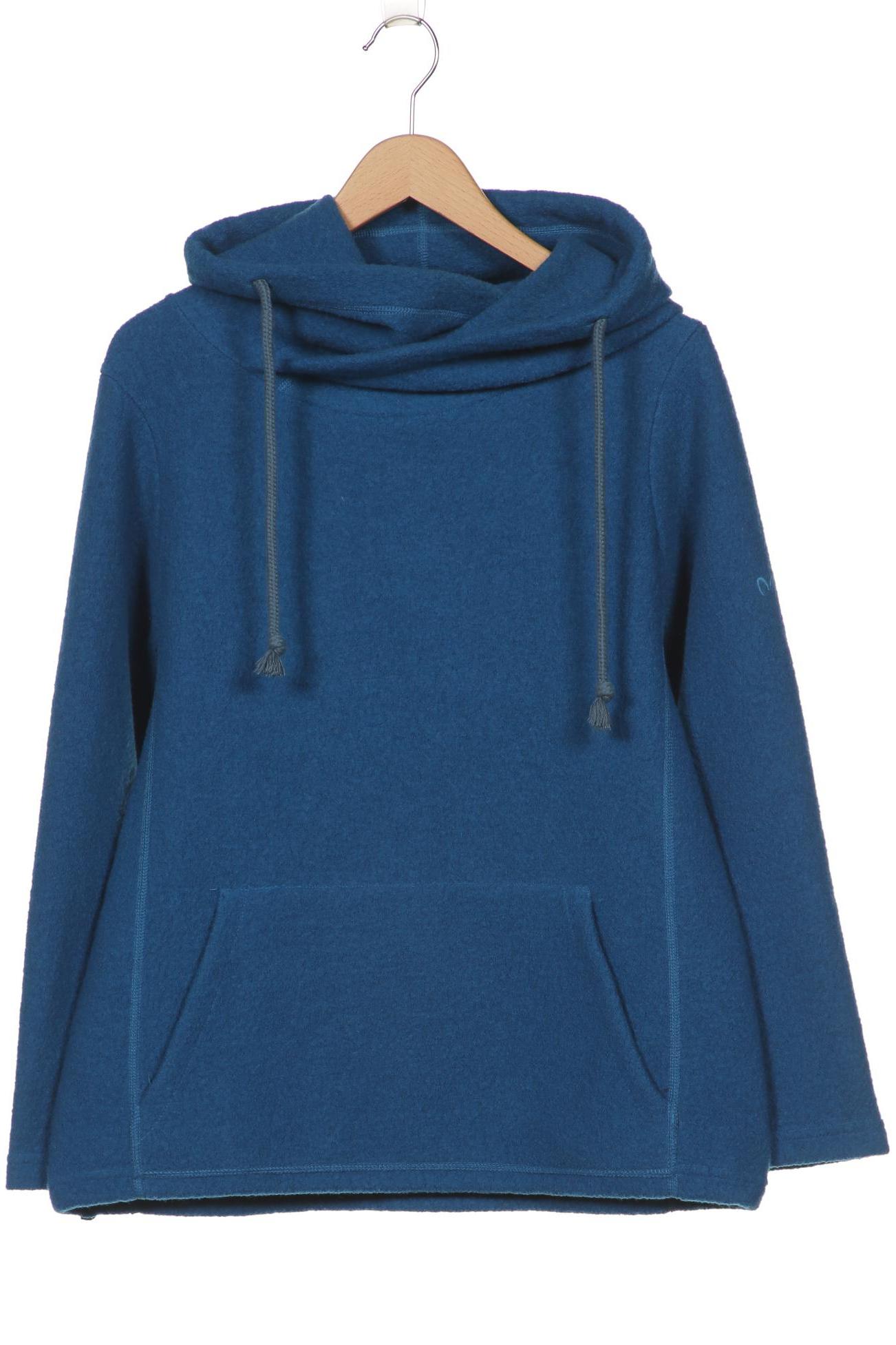 

Mufflon Damen Kapuzenpullover, blau, Gr. 38