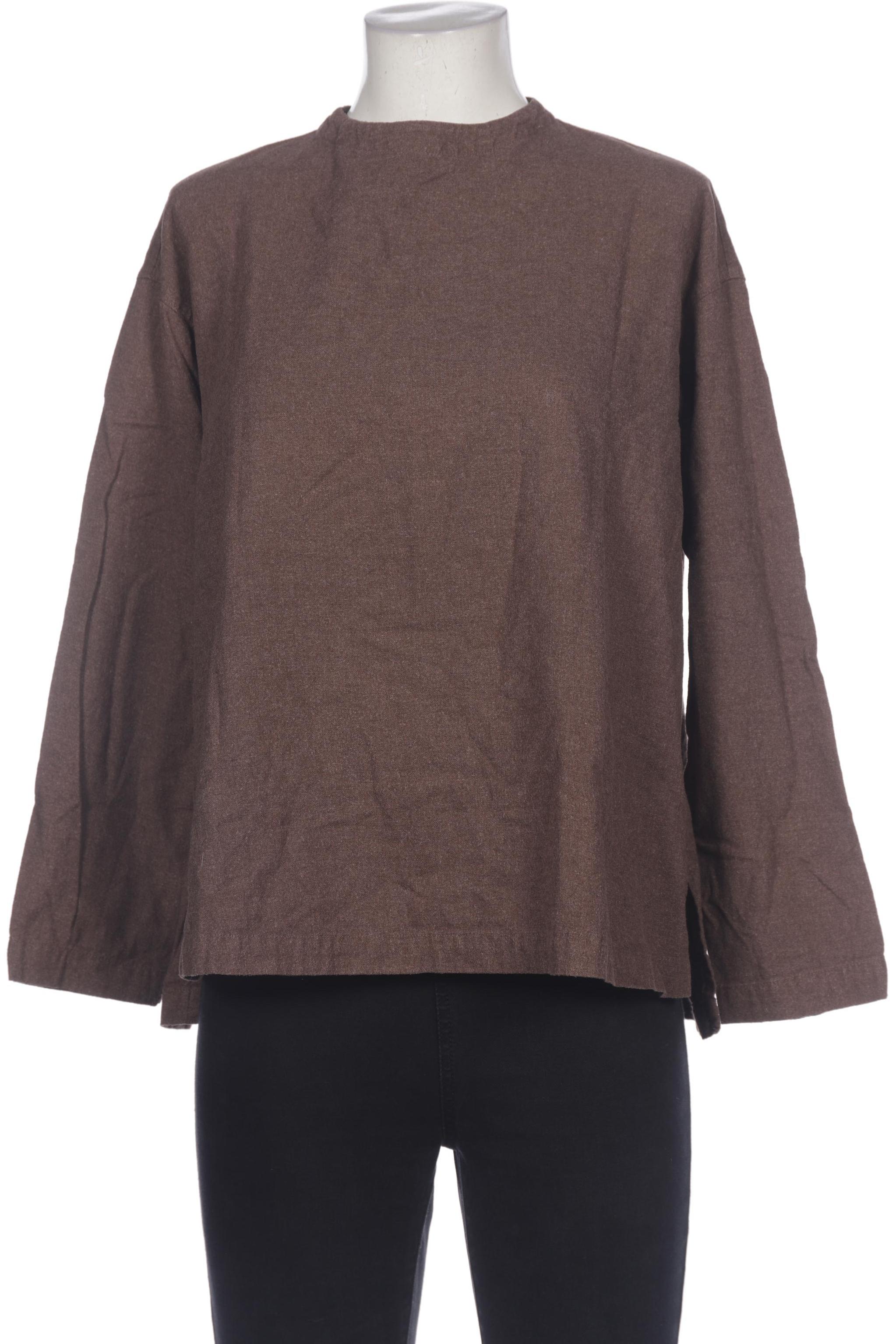 

Muji Damen Bluse, braun, Gr. 38