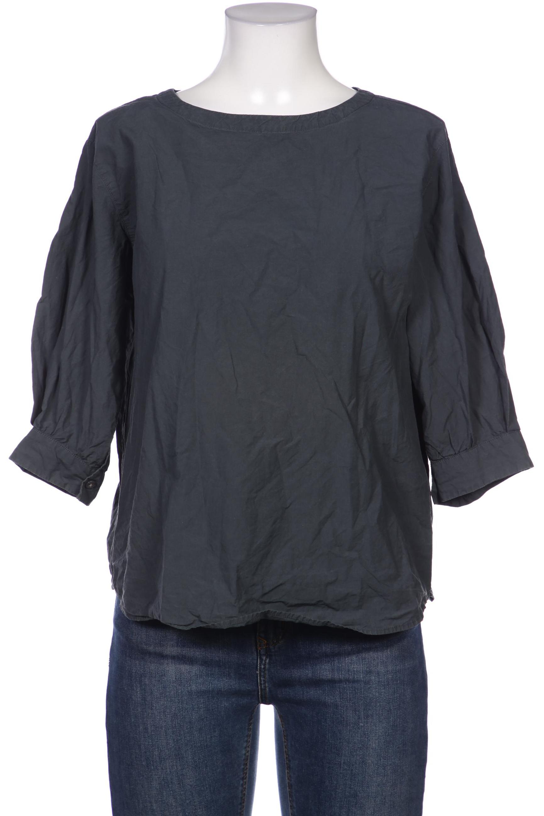 

Muji Damen Bluse, blau, Gr. 38