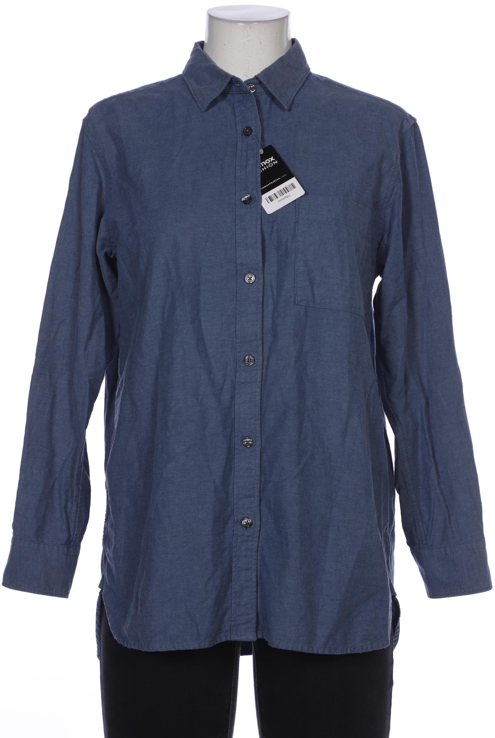 

Muji Damen Bluse, blau, Gr. 42