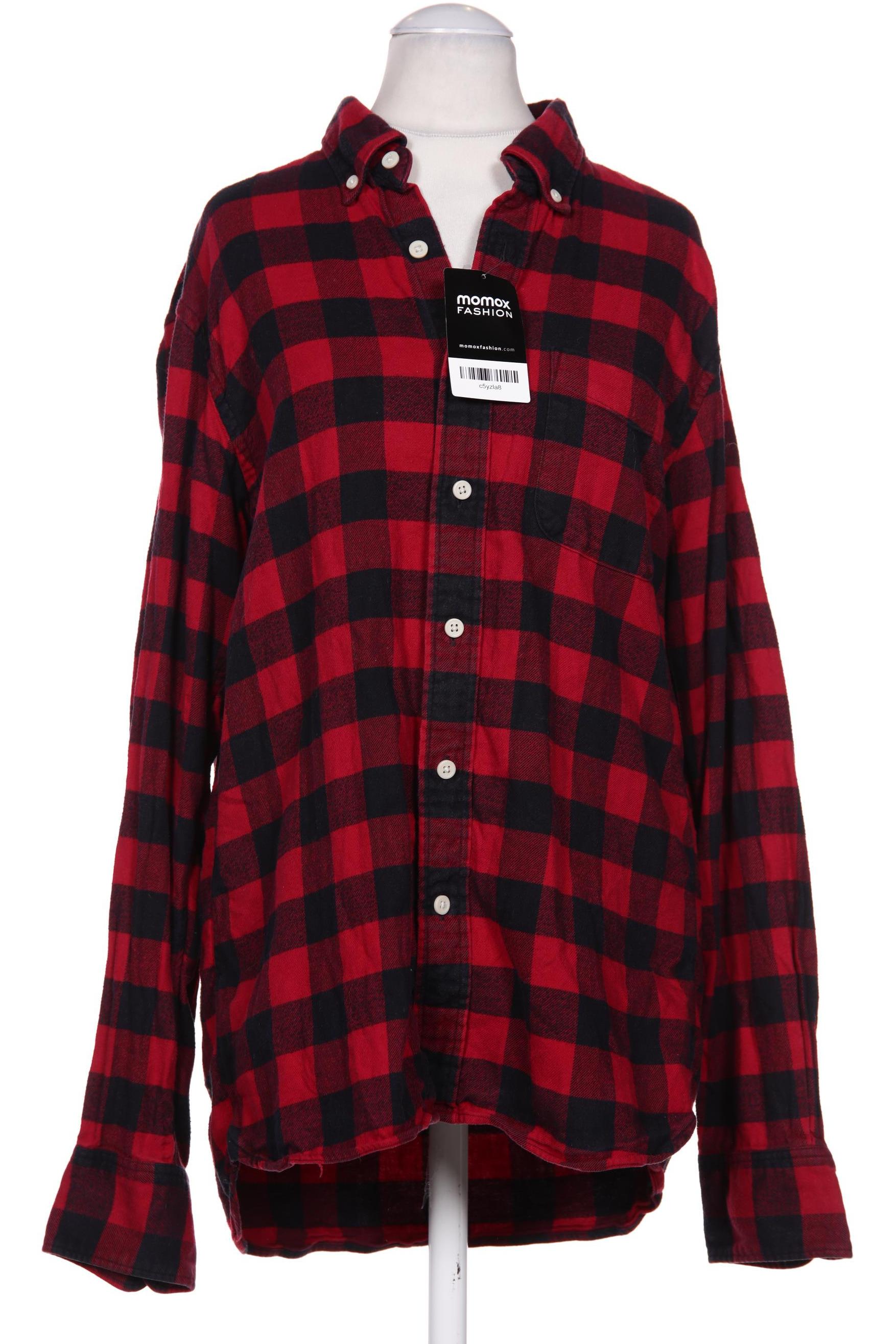 Thumbnail - Muji Damen Bluse, rot, Gr. 36