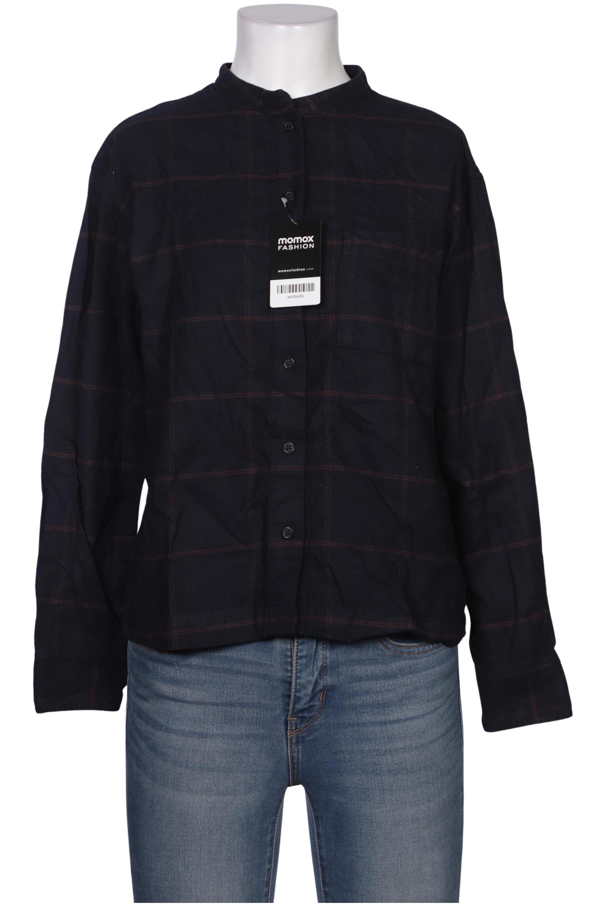 

Muji Damen Bluse, marineblau, Gr. 36