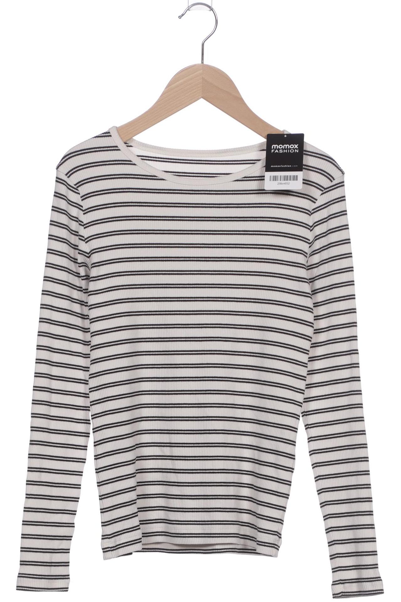

Muji Damen Langarmshirt, weiß, Gr. 34