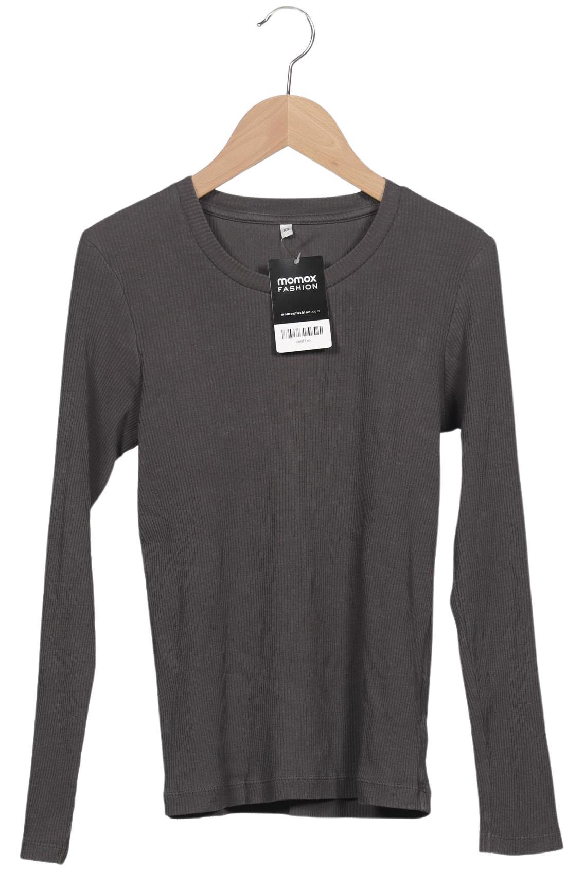 

Muji Damen Langarmshirt, grau, Gr. 34