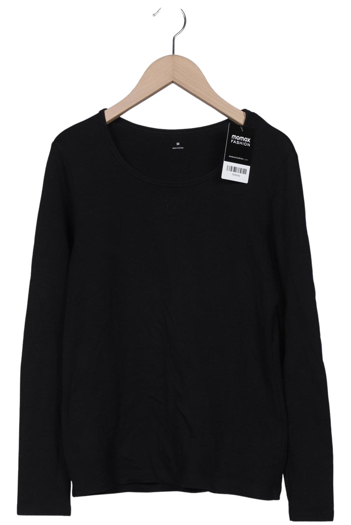 

Muji Damen Langarmshirt, schwarz, Gr. 38