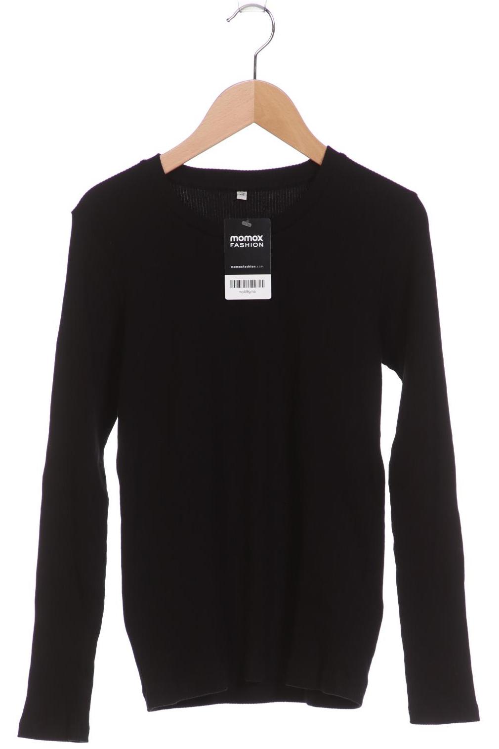 

Muji Damen Langarmshirt, schwarz, Gr. 34