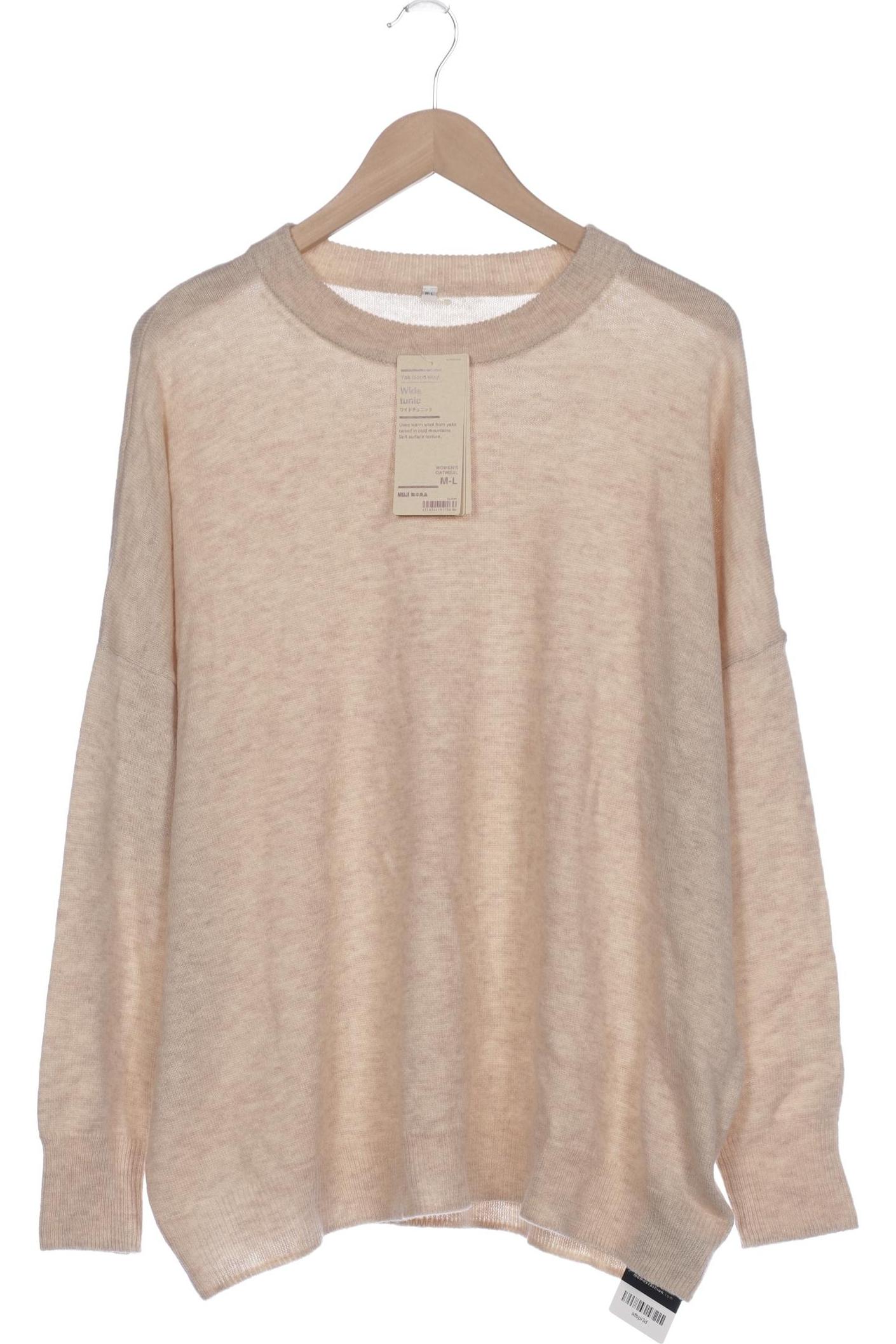 

Muji Damen Pullover, beige, Gr. 38