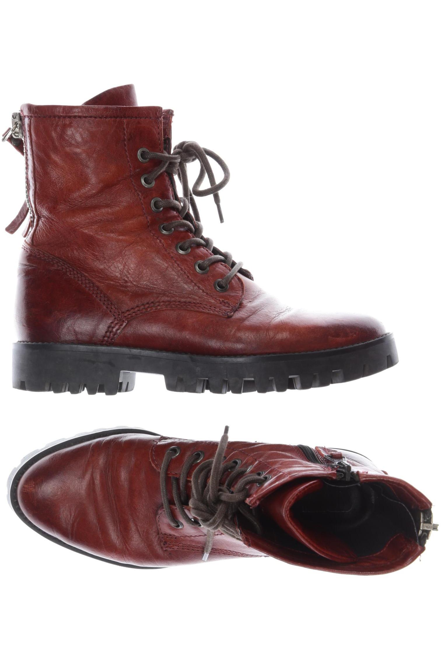 

Muji Damen Stiefelette, rot, Gr. 36