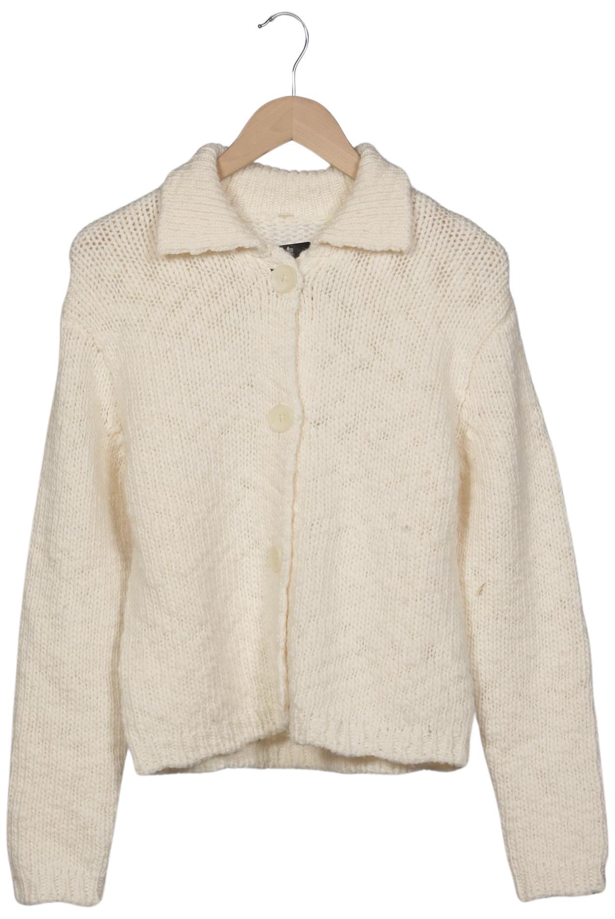 

Muji Damen Strickjacke, cremeweiß, Gr. 36