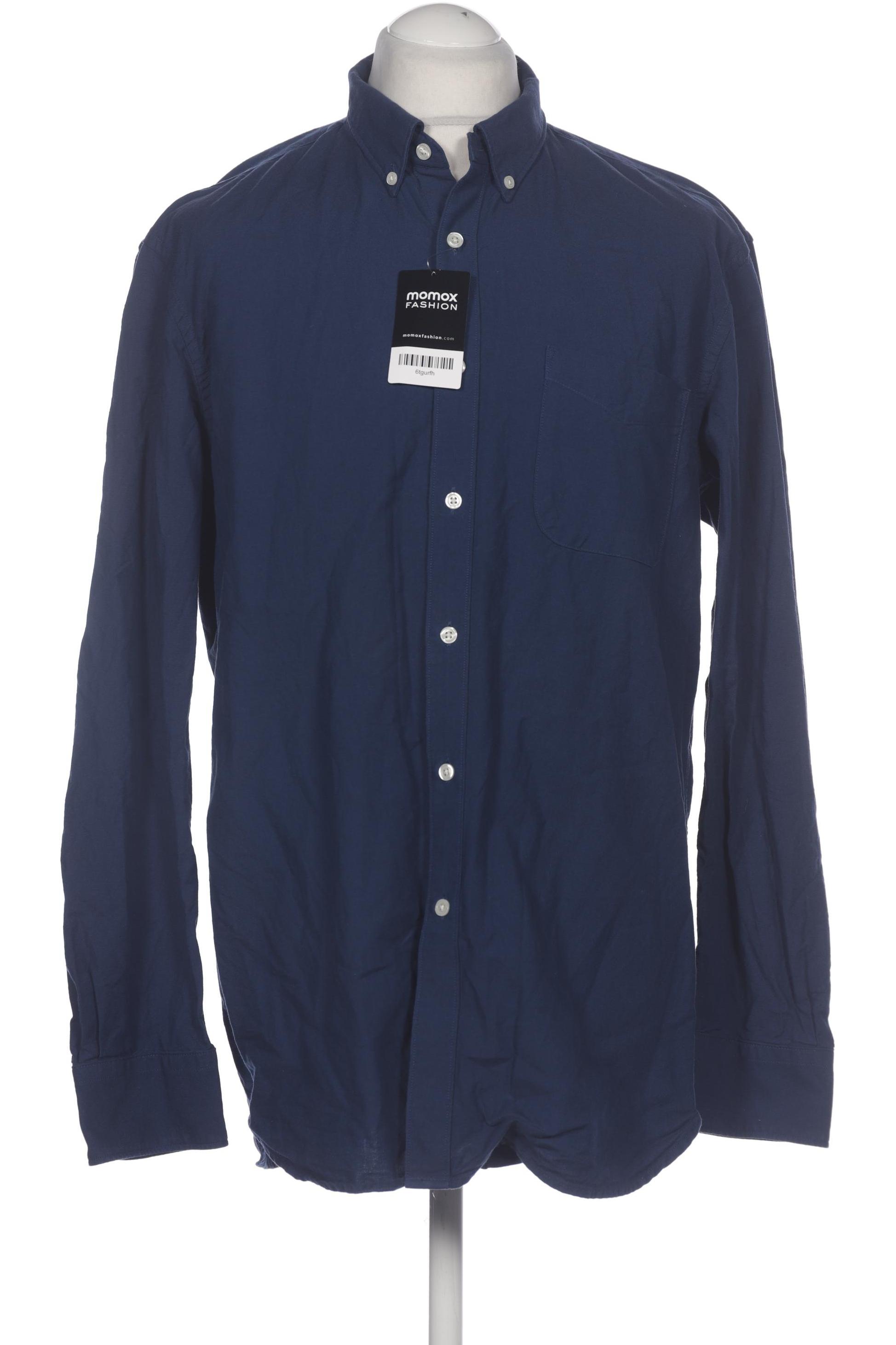 

Muji Herren Hemd, marineblau, Gr. 54